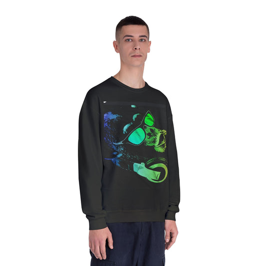 Vibrant DJ Dog Sweatshirt - Cool & Stylish Unisex Crewneck