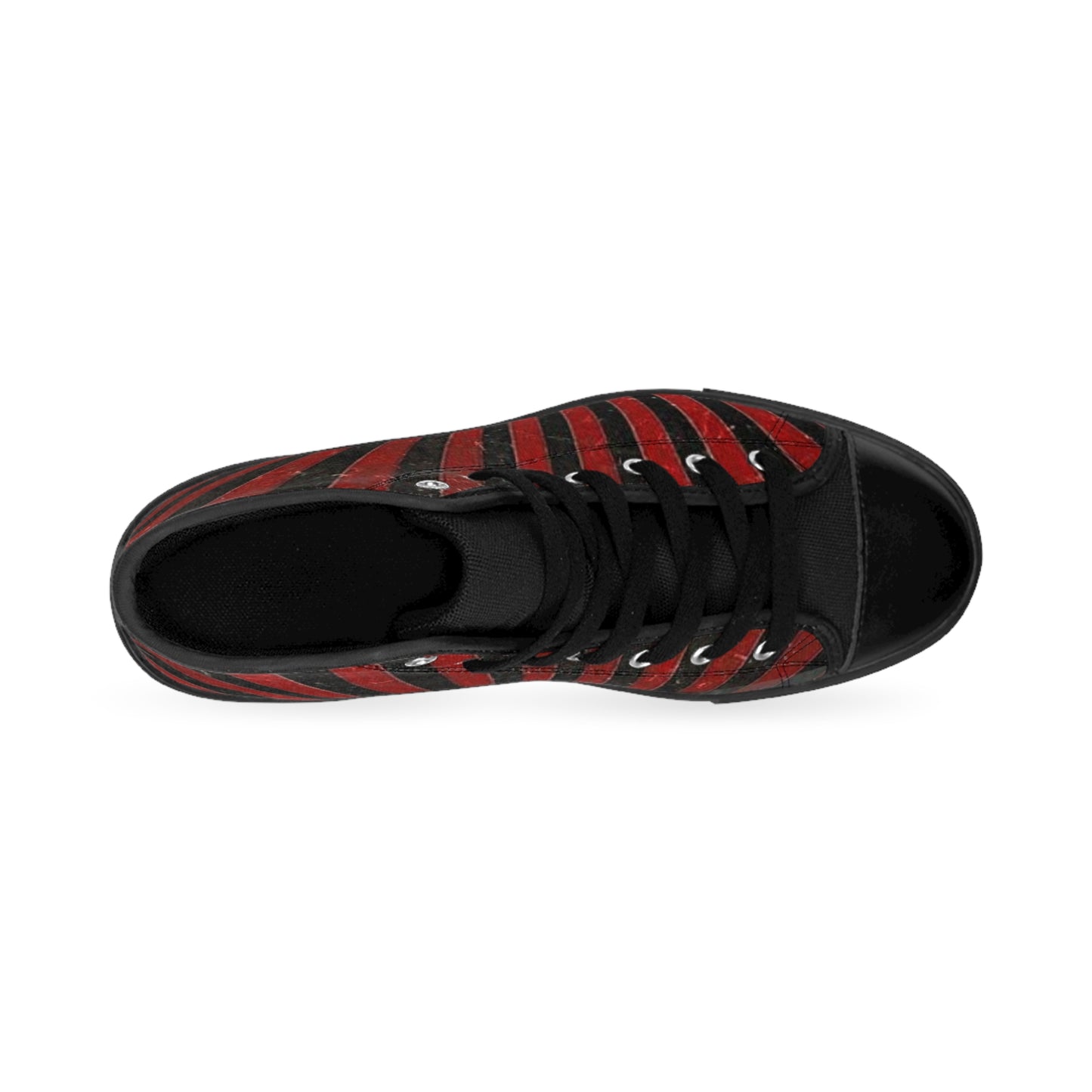 Retro Striped High Top Sneakers for Stylish Men