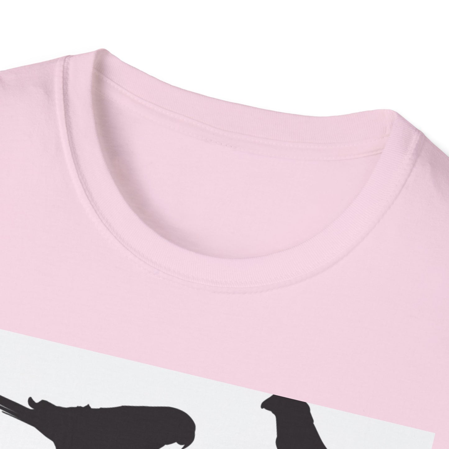 Minimalist Bird Silhouette Unisex Softstyle T-Shirt