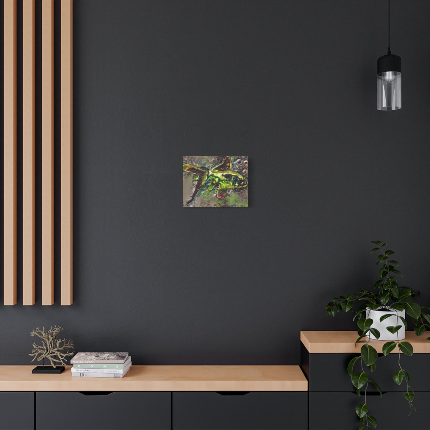 Abstract Nature Canvas Art - Stretched Matte Wall Decor