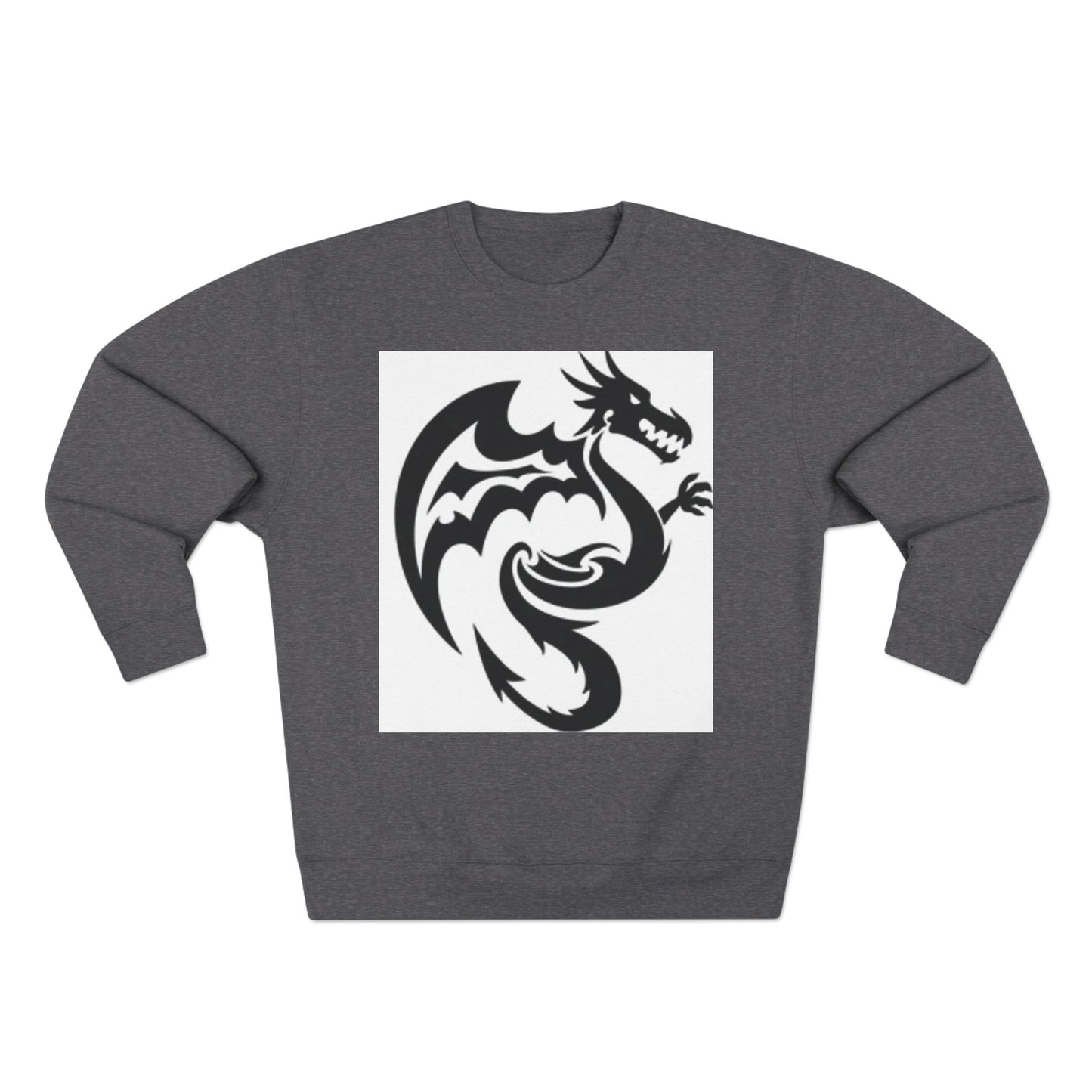 Unisex Dragon Graphic Crewneck Sweatshirt - Stylish & Cozy for Fantasy Lovers