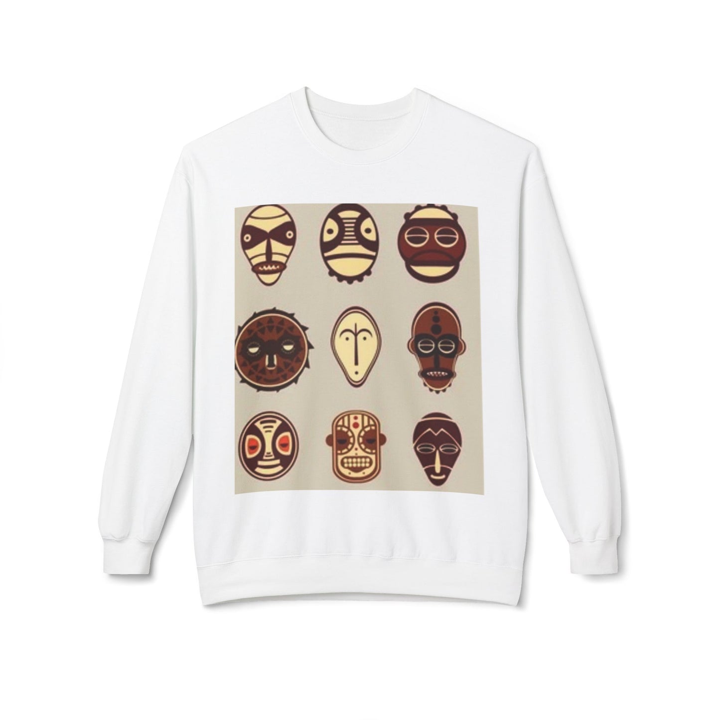 Artistic Horse Illustration Fleece Crewneck Sweatshirt - Unisex