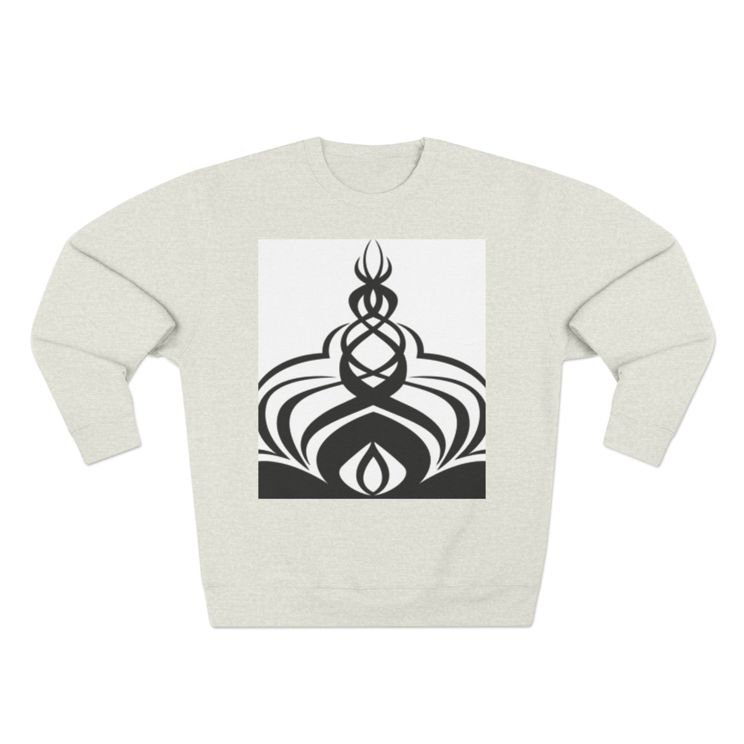 Modern Unisex Crewneck Sweatshirt with Abstract Design