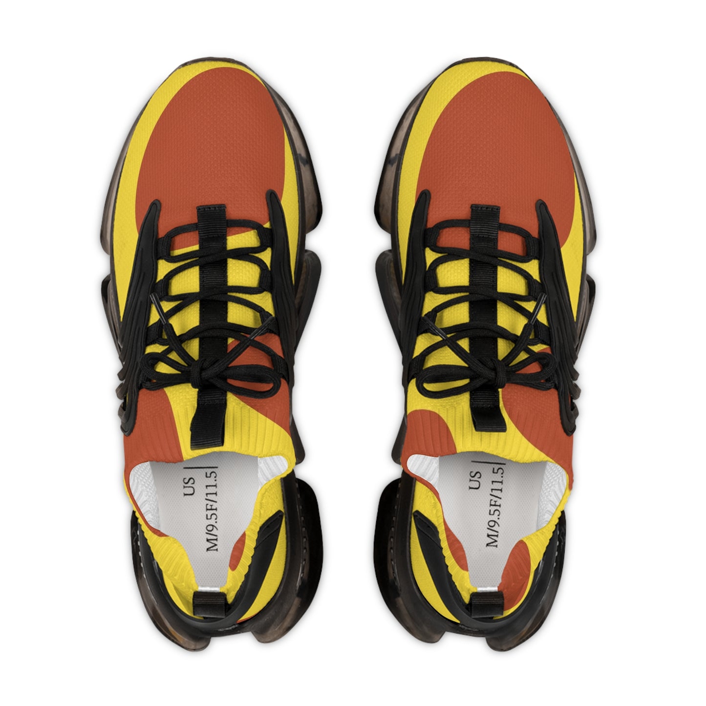 Vibrant Men's Mesh Sneakers - Colorful Lightweight Athletic Shoes