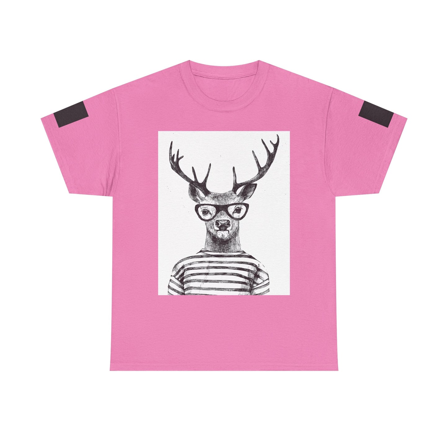 Cool Vintage Deer Graphic Unisex Heavy Cotton Tee