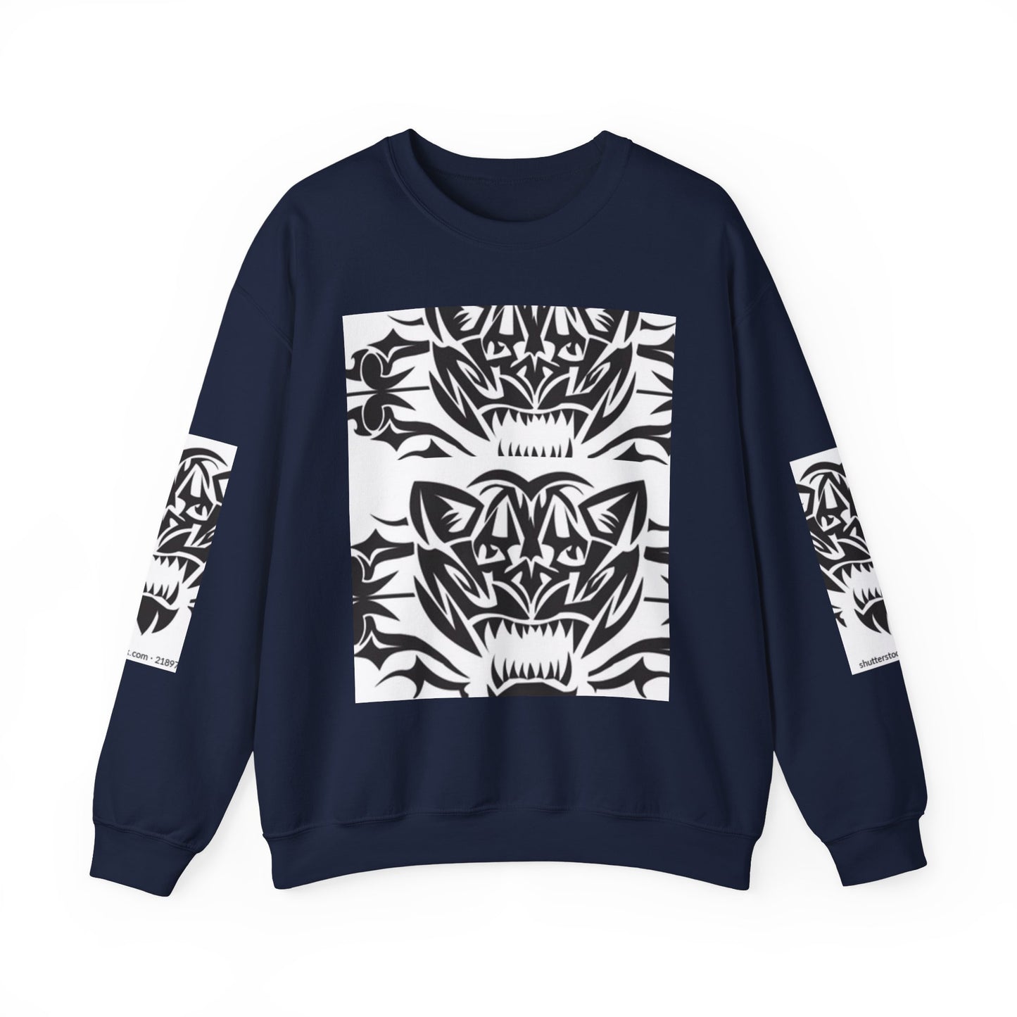 Bold Tiger Graphic Unisex Sweatshirt - Fierce Animal Design