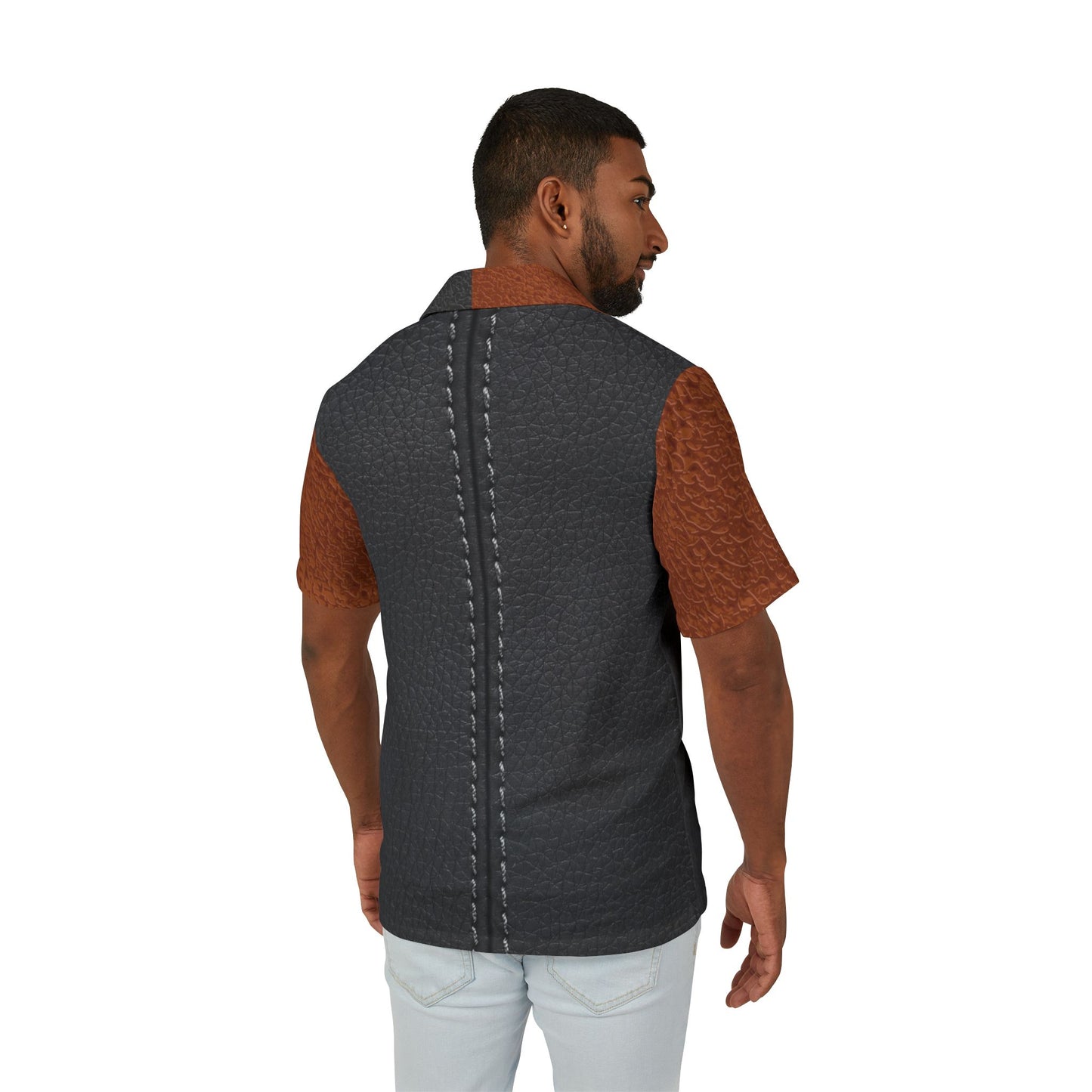 Men's Hawaiian Camp Shirt - Relaxed Tropical Vibe for Summer Adventures