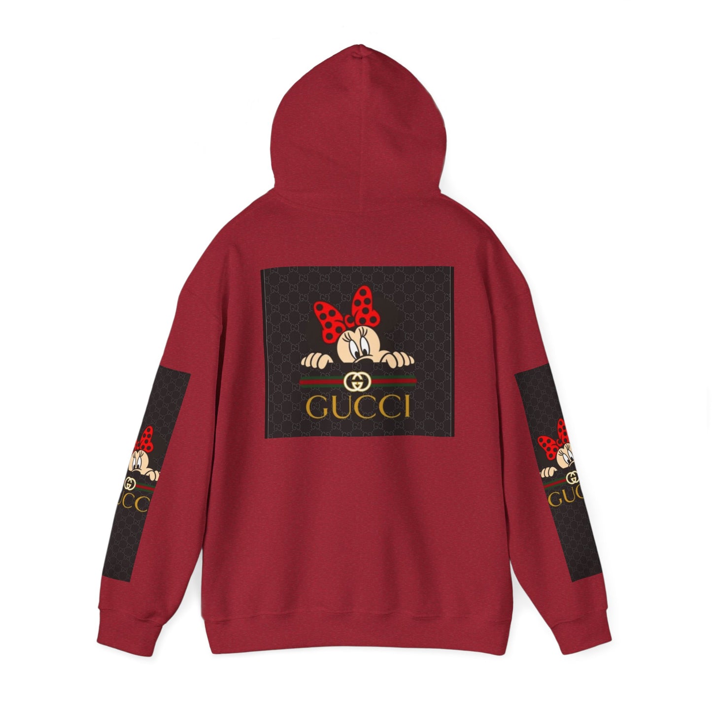 Gucci-Inspired Minnie Mouse Hooded Sweatshirt for Disney Fans