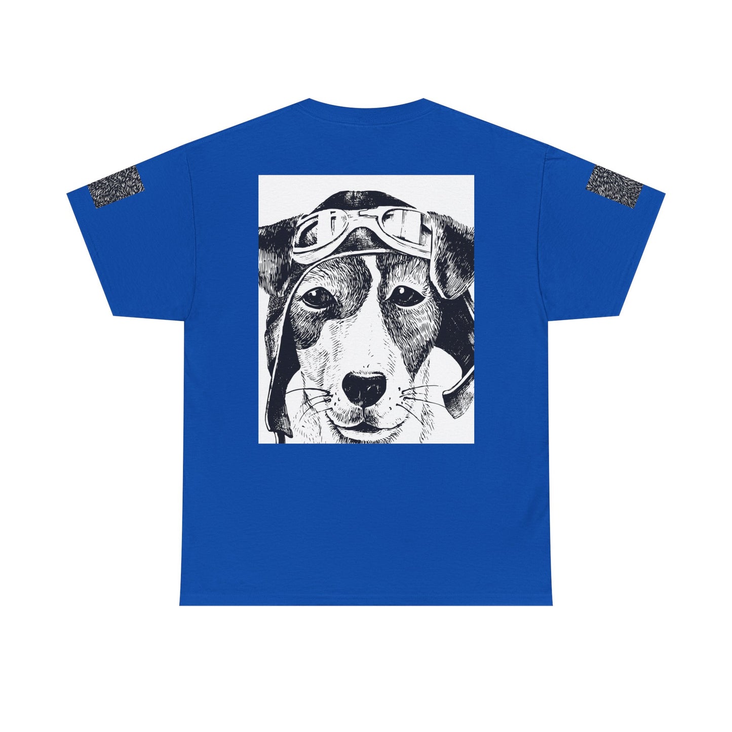 Vintage Aviator Dog Unisex Heavy Cotton Tee