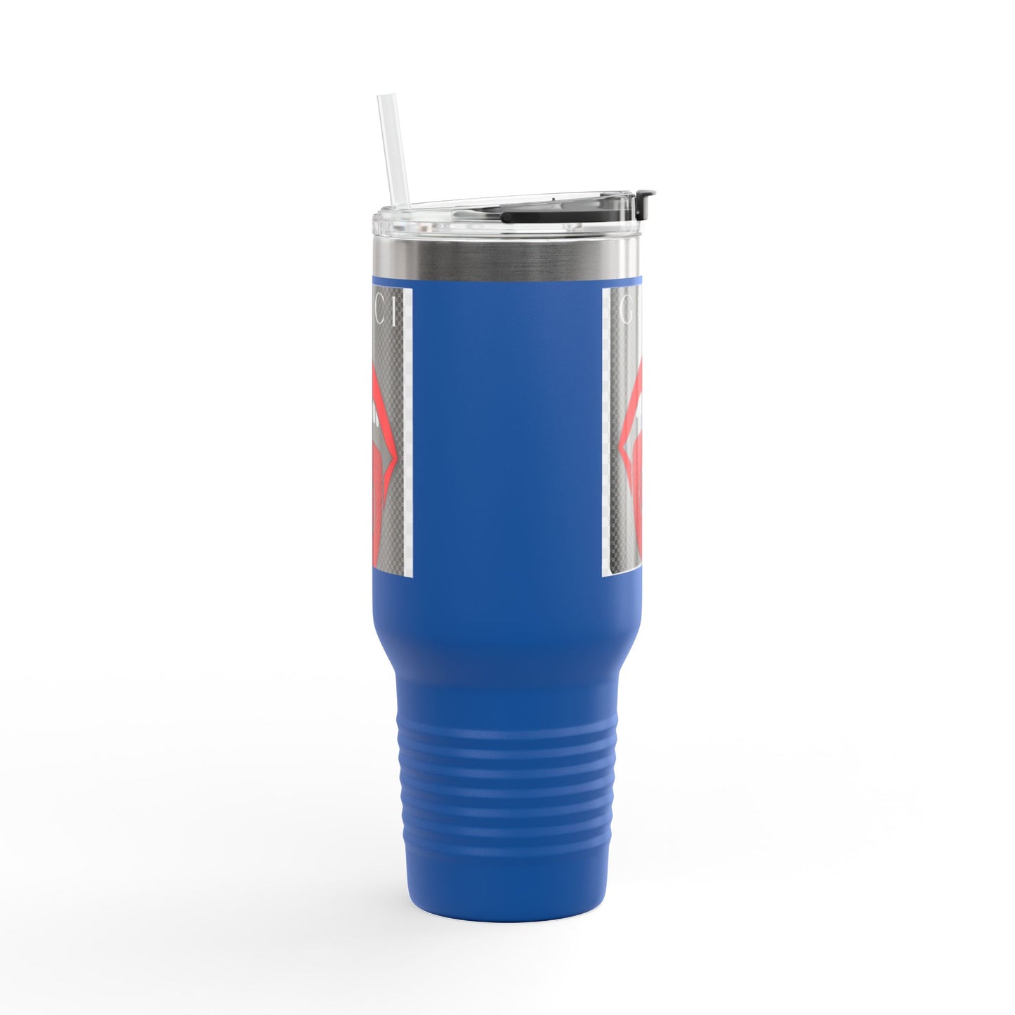 Gucci Style Insulated Travel Mug - 40oz with Iconic Lip Design