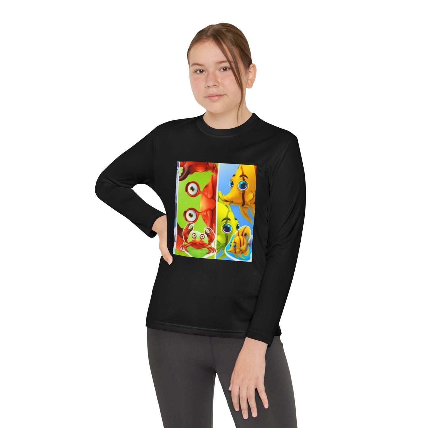 Vibrant Youth Long Sleeve Tee - Fun Animal Designs for Playful Kids