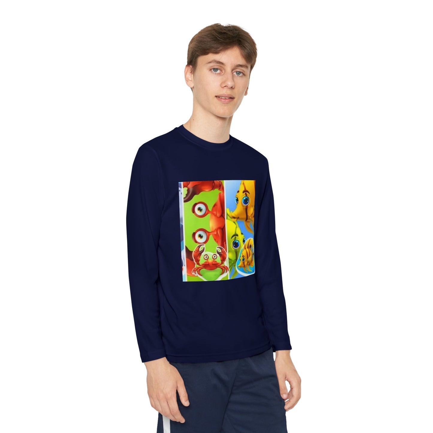 Vibrant Youth Long Sleeve Tee - Fun Animal Designs for Playful Kids