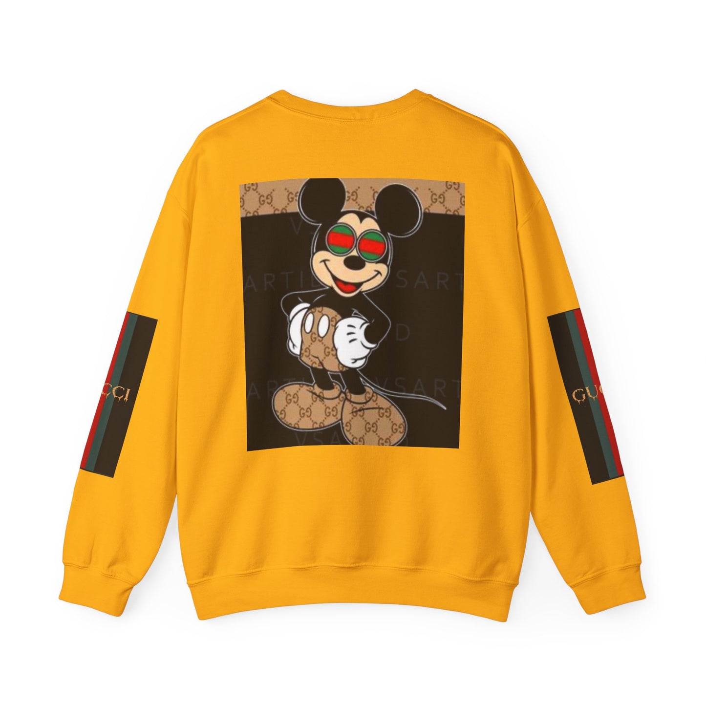 Gucci-Inspired Mickey Mouse Unisex Heavy Blend™ Crewneck Sweatshirt