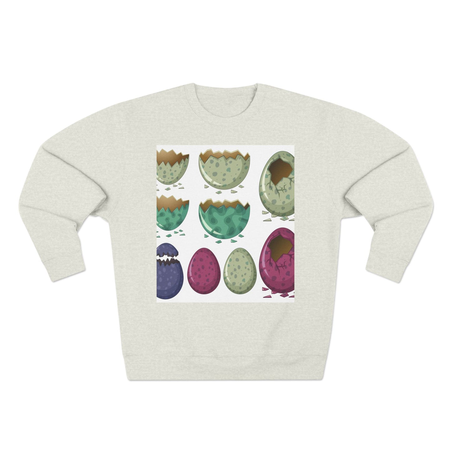 Whimsical Dinosaur Egg Unisex Crewneck Sweatshirt