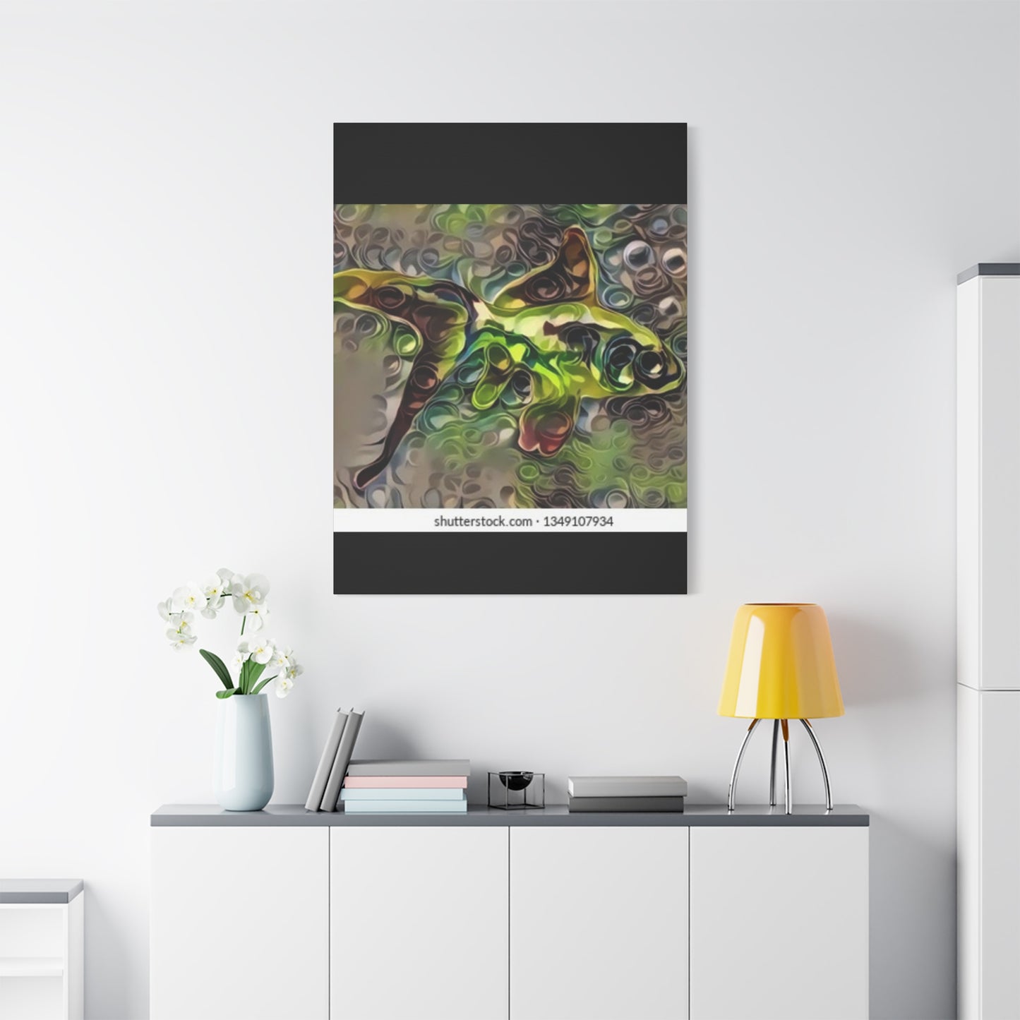 Abstract Nature Canvas Art - Stretched Matte Wall Decor