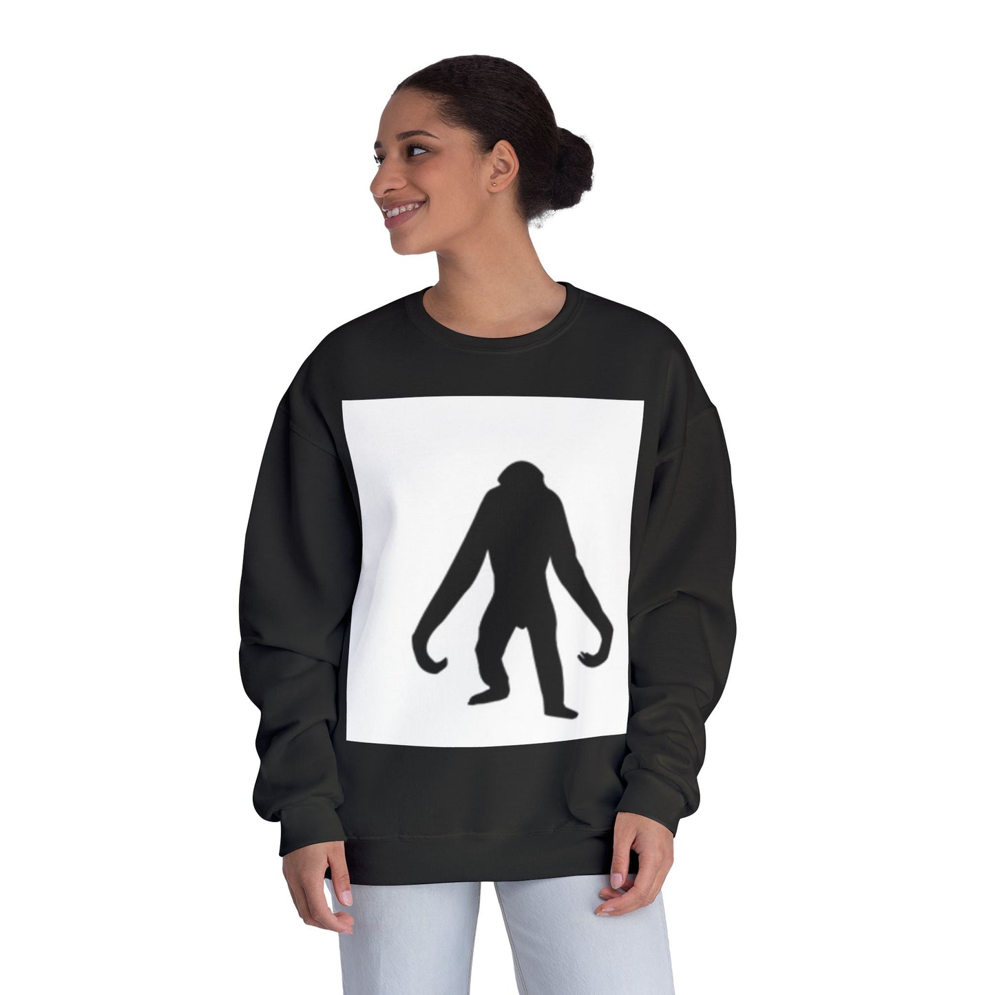 Sasquatch Silhouette Unisex Crewneck Sweatshirt - Cozy & Fun