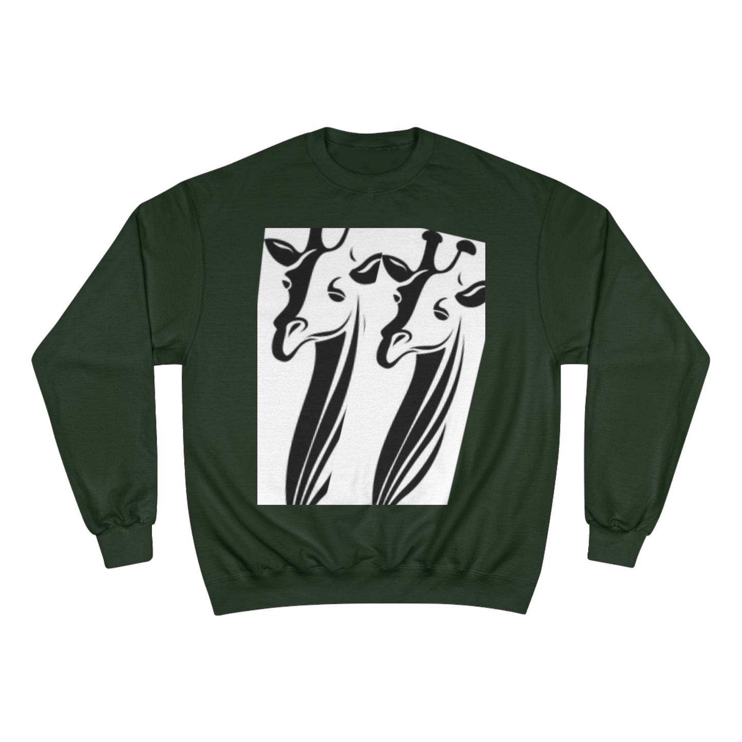Giraffe Lovers Champion Sweatshirt - Cozy Wildlife Apparel