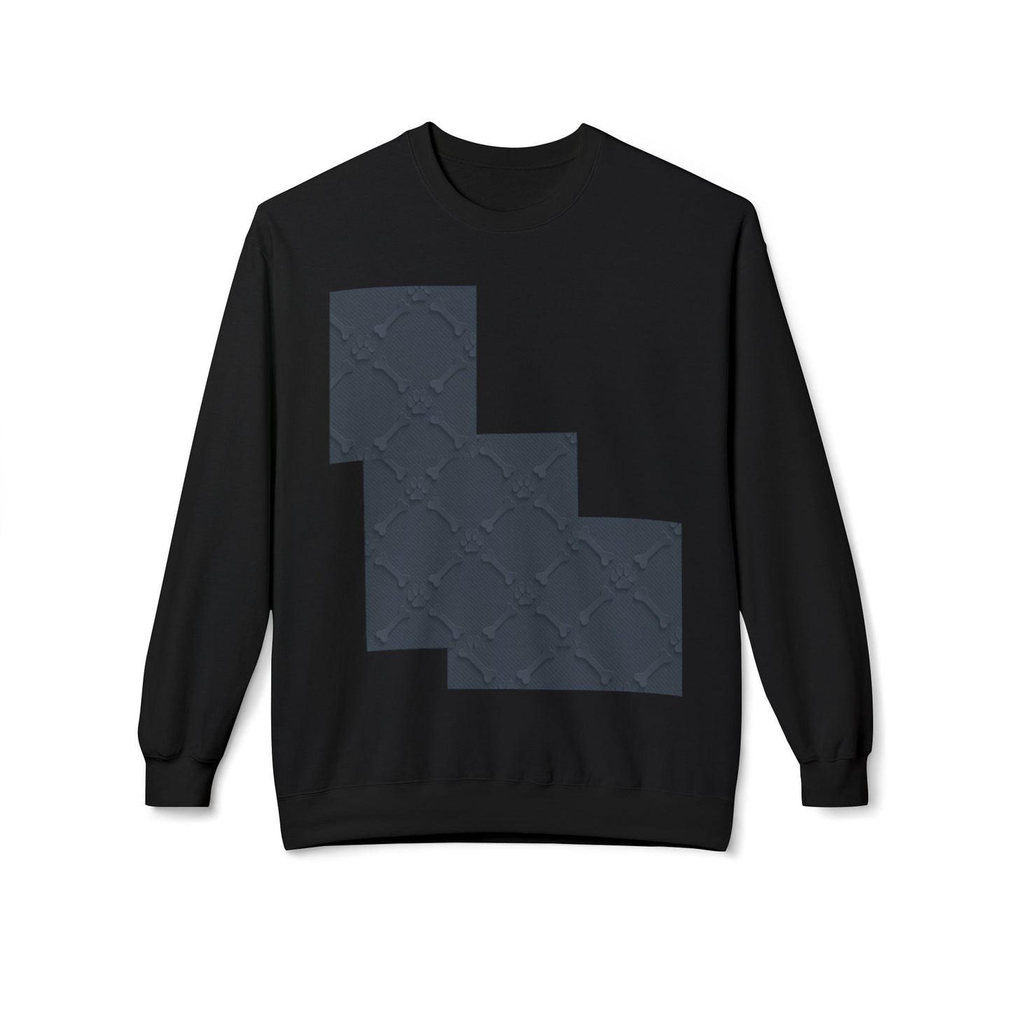 Minimalist Pet-Themed Crewneck Sweatshirt for Animal Lovers