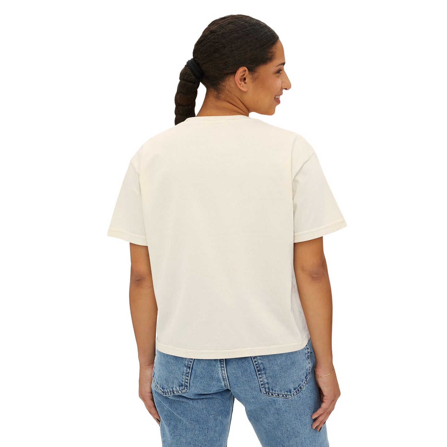 Women's Boxy Tee - Fun Animal Print for Casual Days