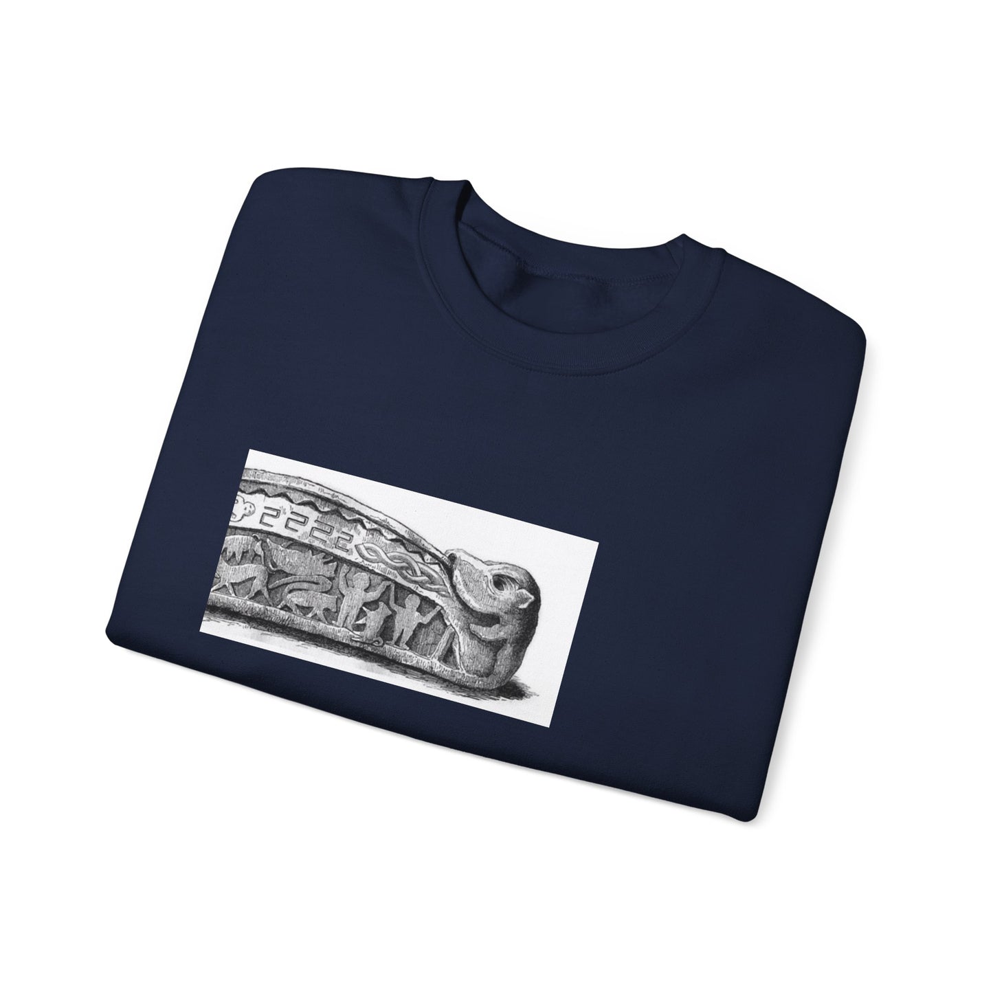 Artistic Unisex Heavy Blend™ Crewneck Sweatshirt - Vintage-Inspired Graphic Design