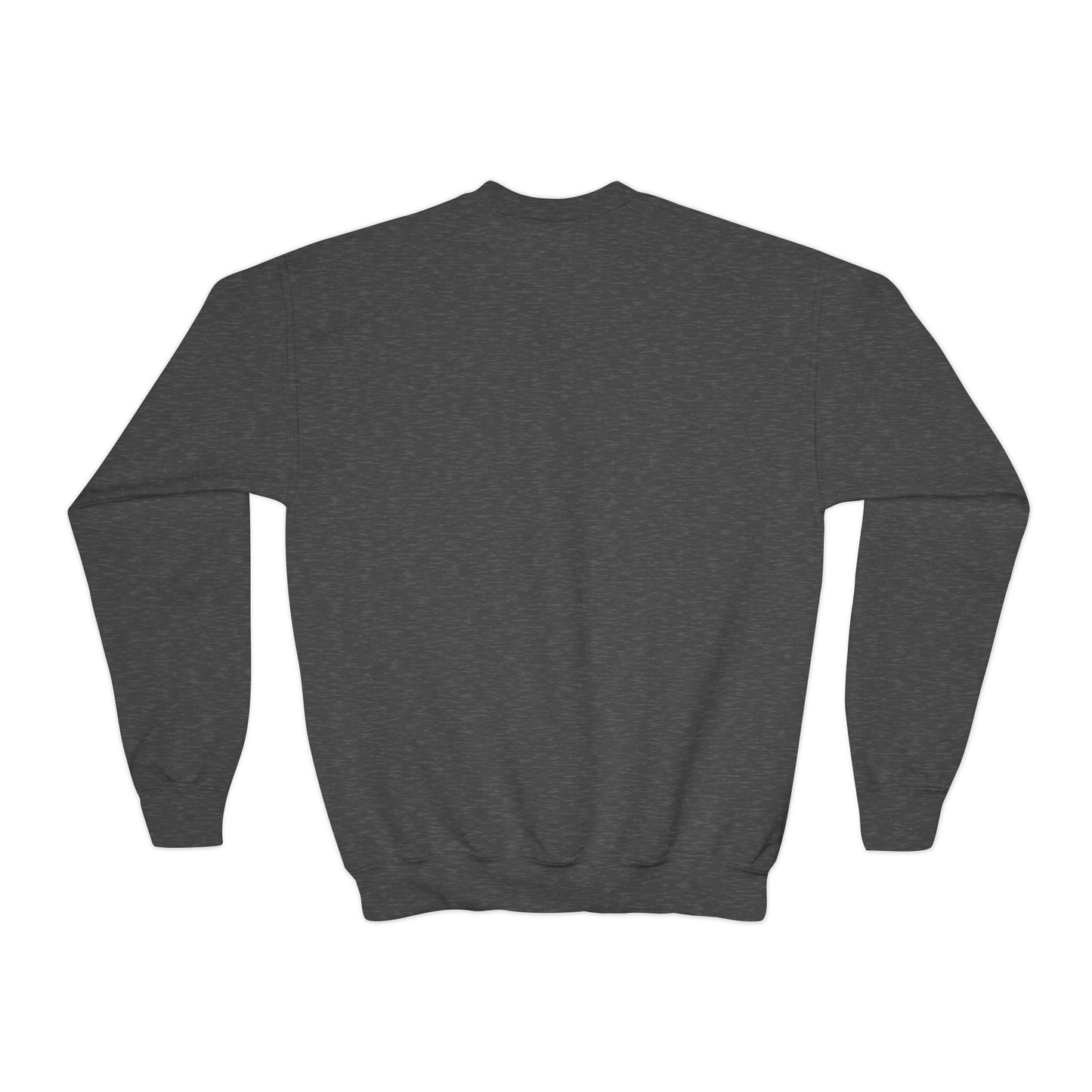 Youth Crewneck Sweatshirt - Stylish Black & White Bird Design