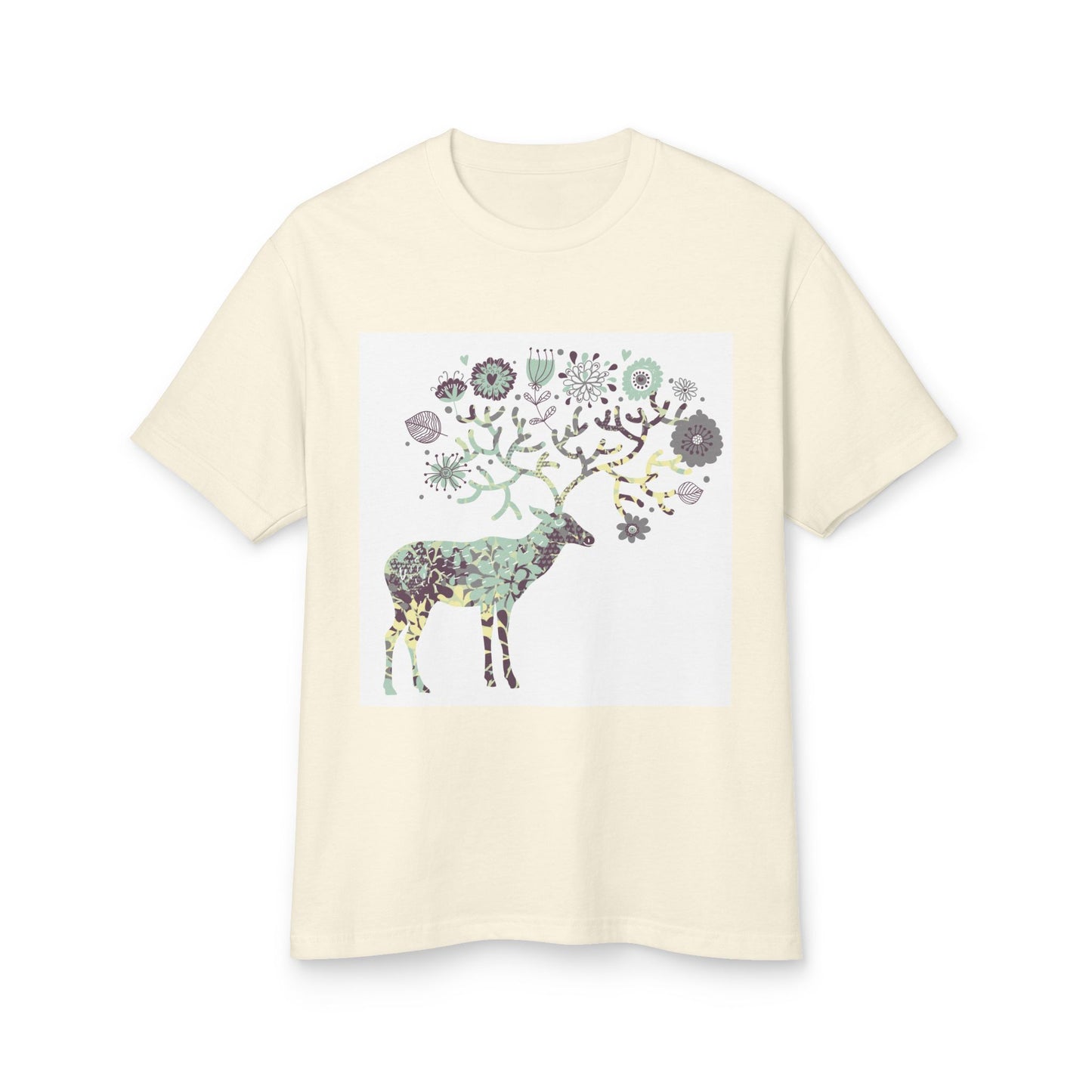 Nature-Inspired Unisex Cotton Tee - Tree of Life Design