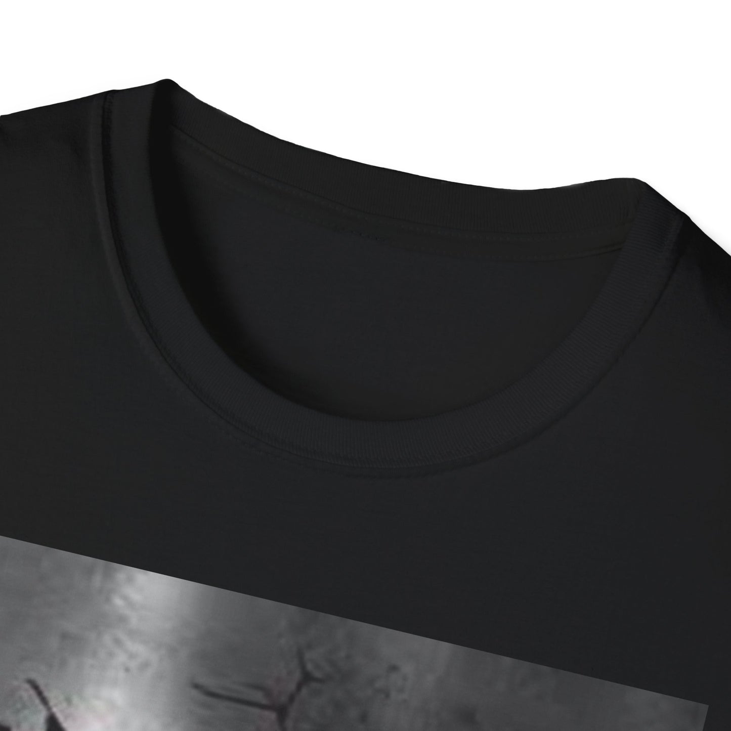 Cracked Wall Unisex Softstyle T-Shirt - Edgy Design for Streetwear Enthusiasts