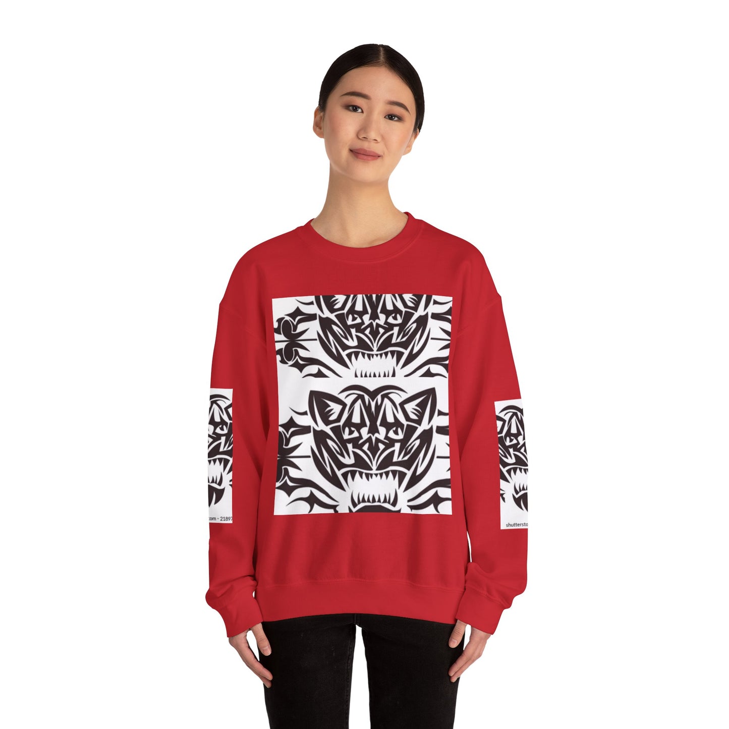 Bold Tiger Graphic Unisex Sweatshirt - Fierce Animal Design