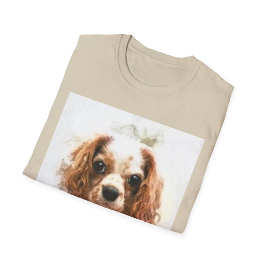 Playful Rabbit Design Unisex Softstyle T-Shirt - Perfect for Spring Celebrations