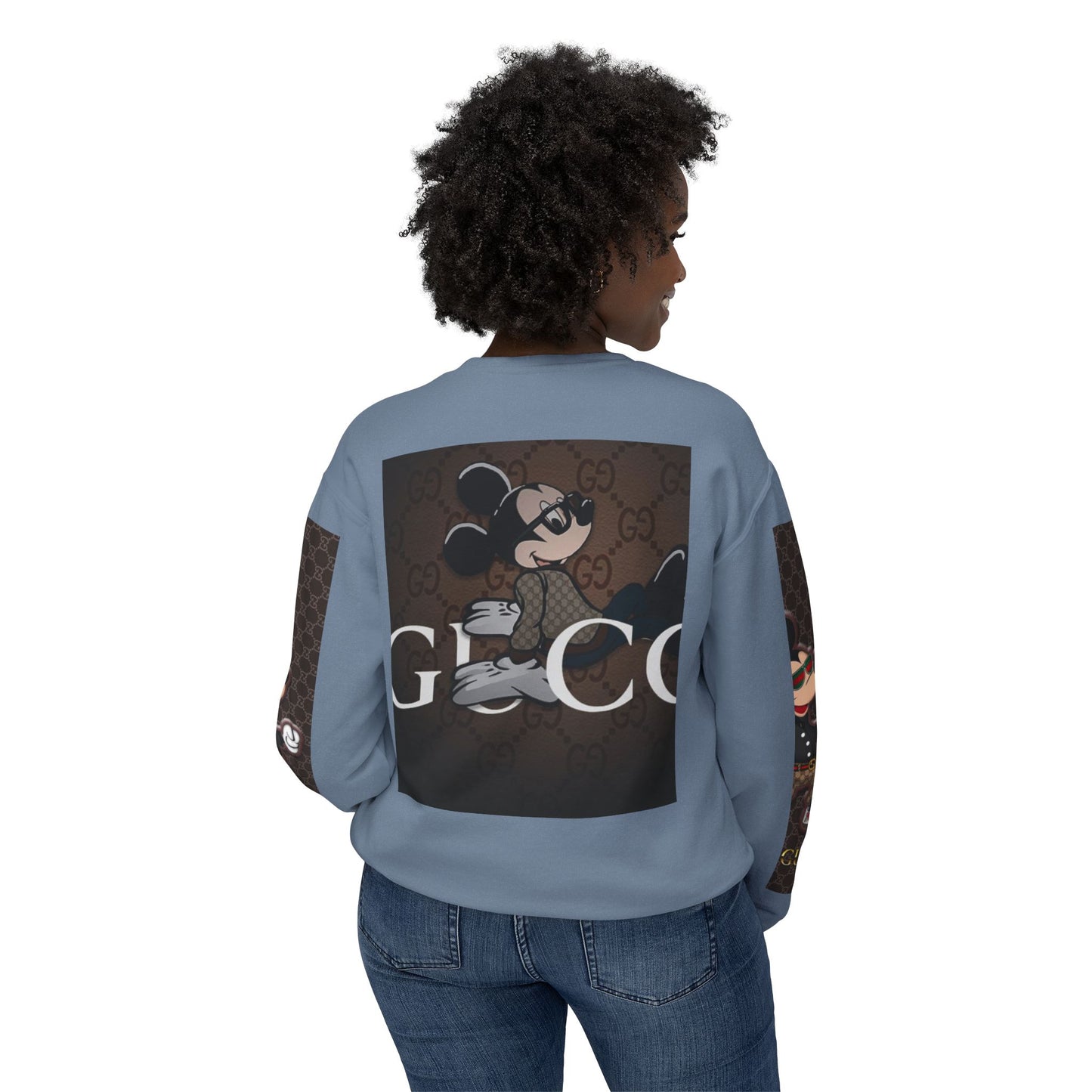 Mickey Mouse Stylish Crewneck Sweatshirt - Unisex Luxury Fashion