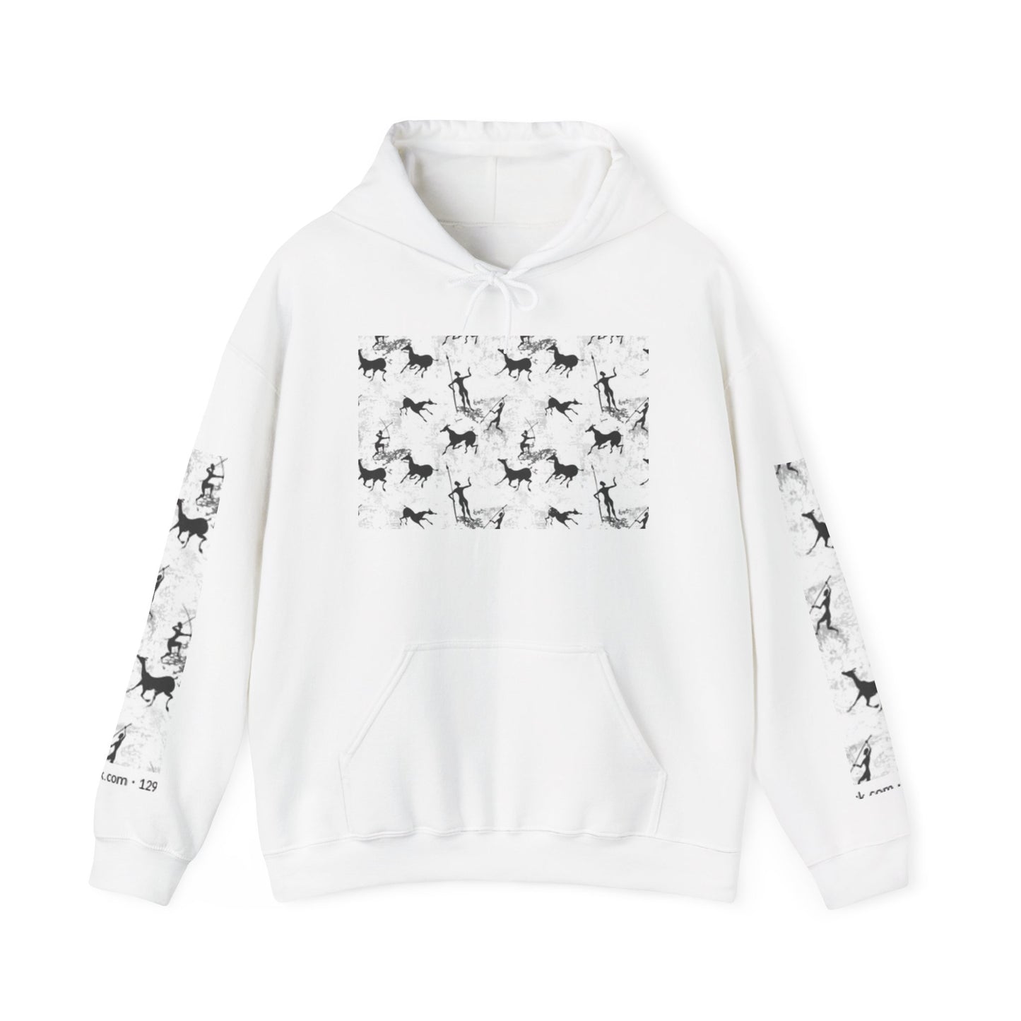 Unisex Heavy Blend Hooded Sweatshirt - Equestrian-Inspired Design