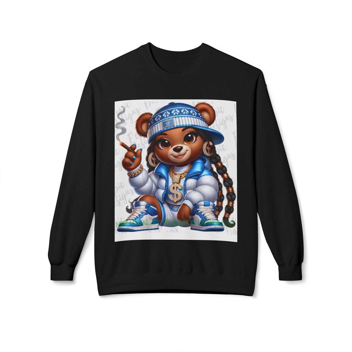 Cool Bear Streetwear Sweatshirt - Funky Unisex Crewneck with Attitude