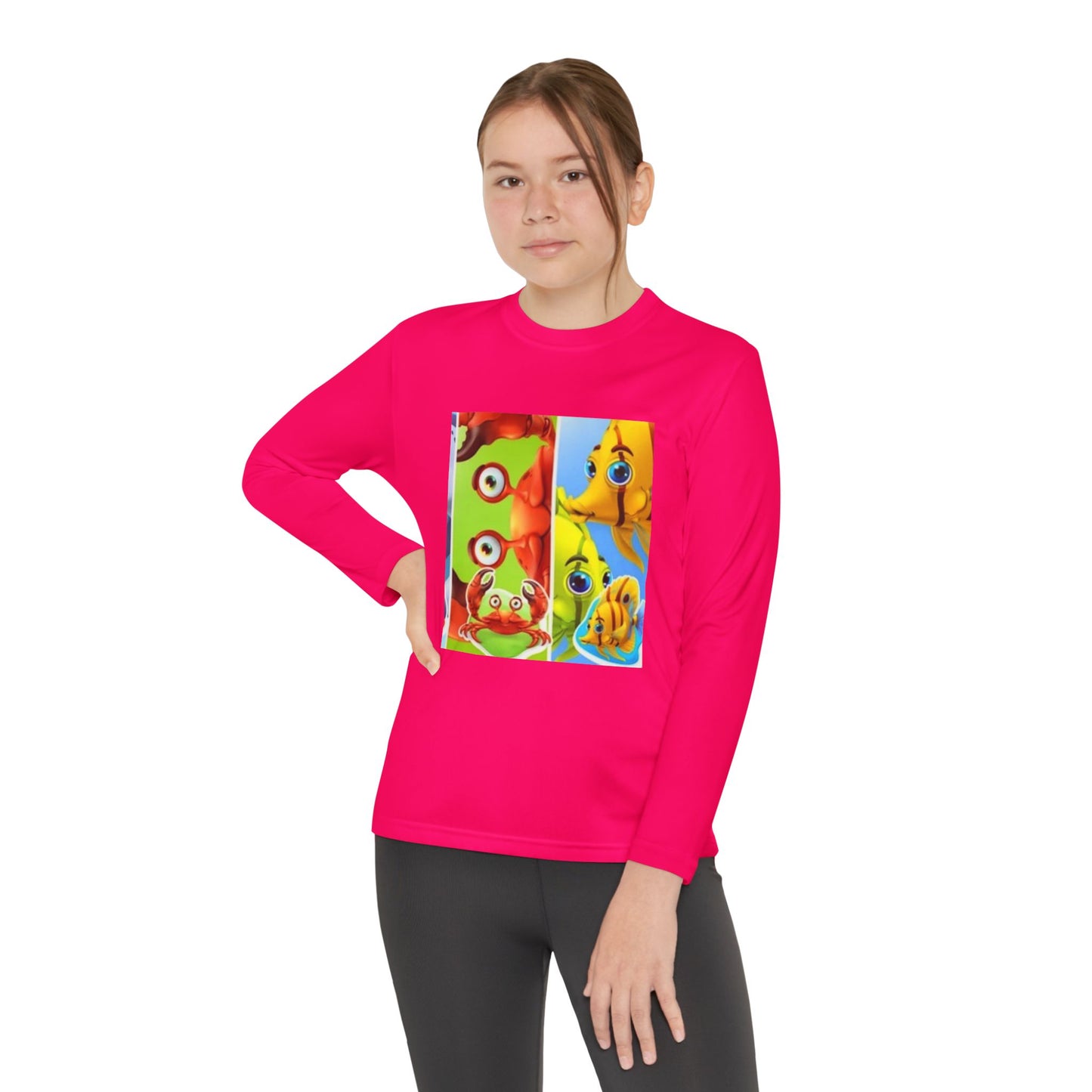 Vibrant Youth Long Sleeve Tee - Fun Animal Designs for Playful Kids