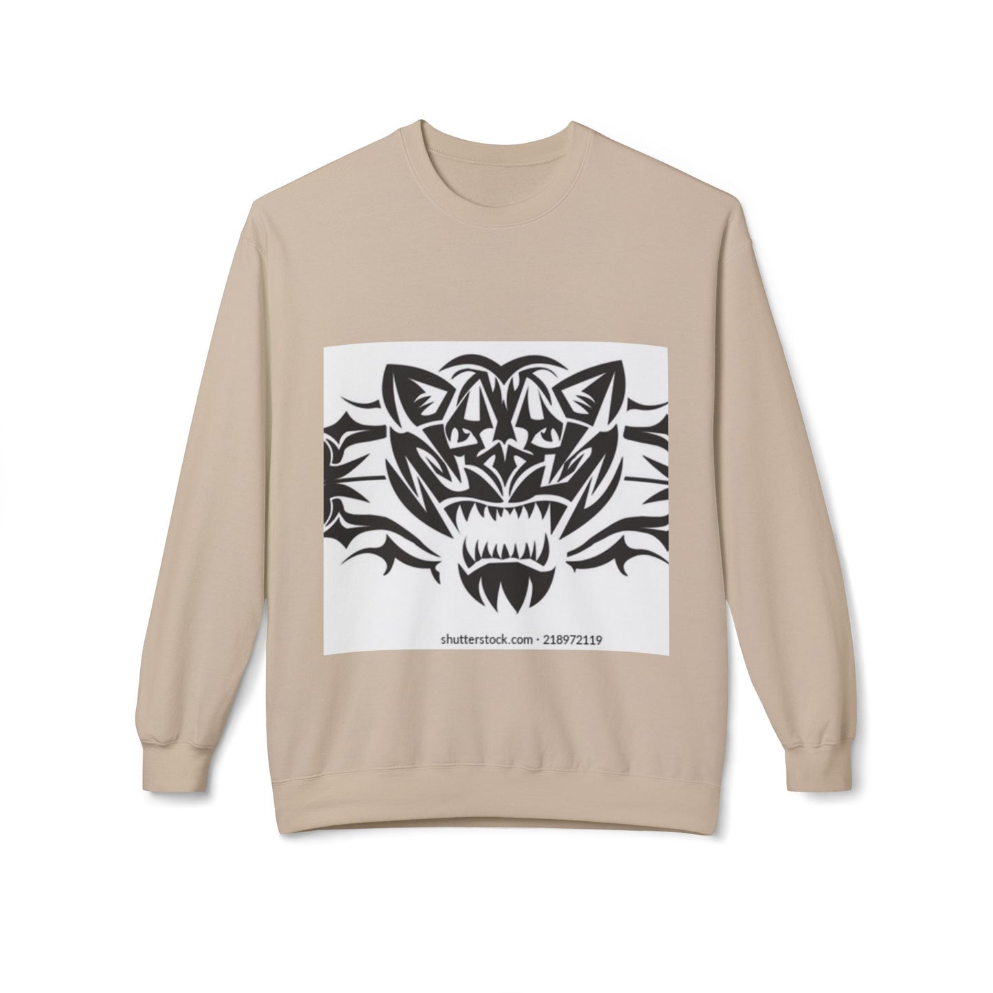 Fierce Tiger Graphic Sweatshirt for Nature Lovers