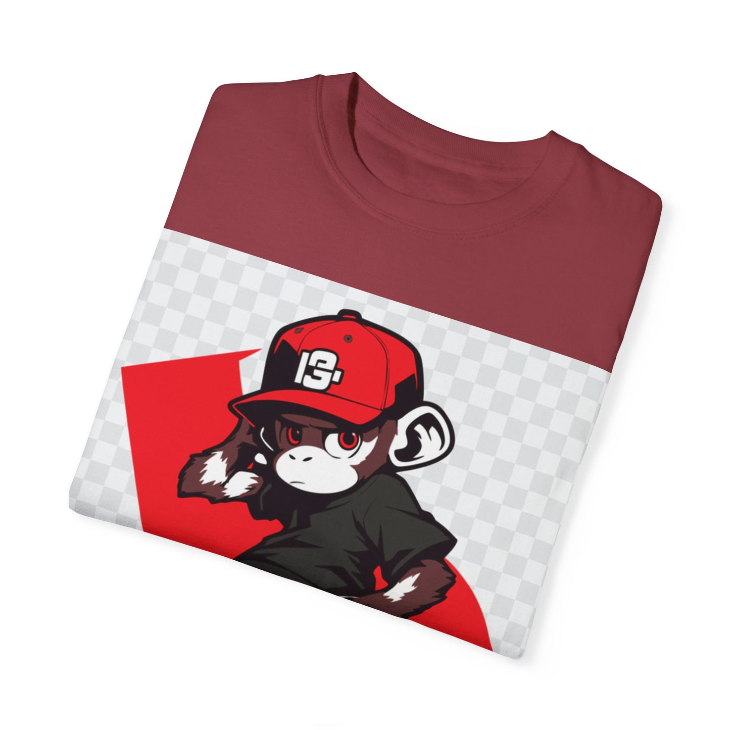 Cool Graffiti Monkey Unisex Garment-Dyed T-Shirt