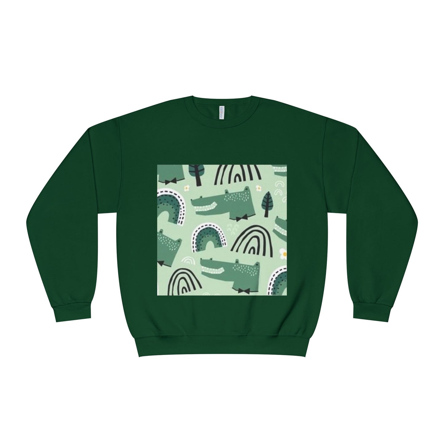 Whimsical Nature Print Unisex Crewneck Sweatshirt - Cozy and Stylish for Life’s Adventures