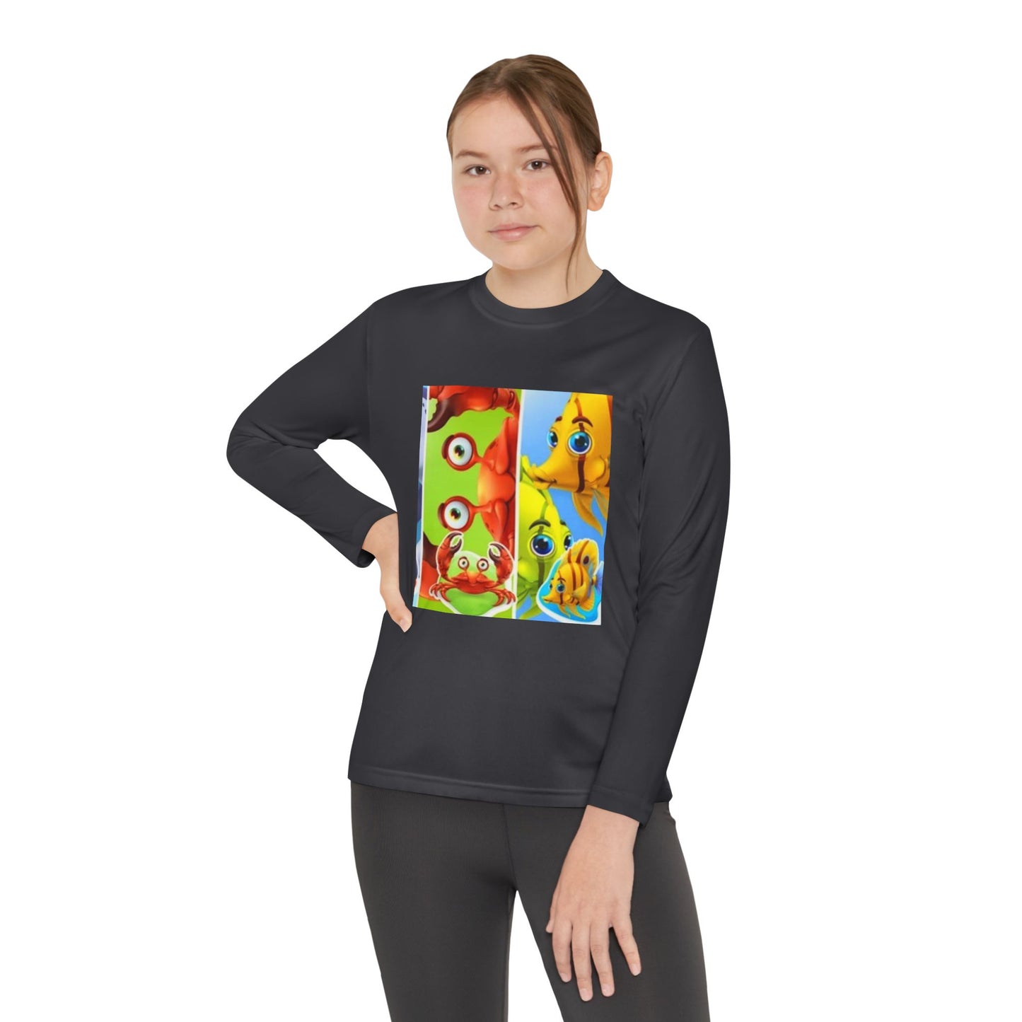 Vibrant Youth Long Sleeve Tee - Fun Animal Designs for Playful Kids