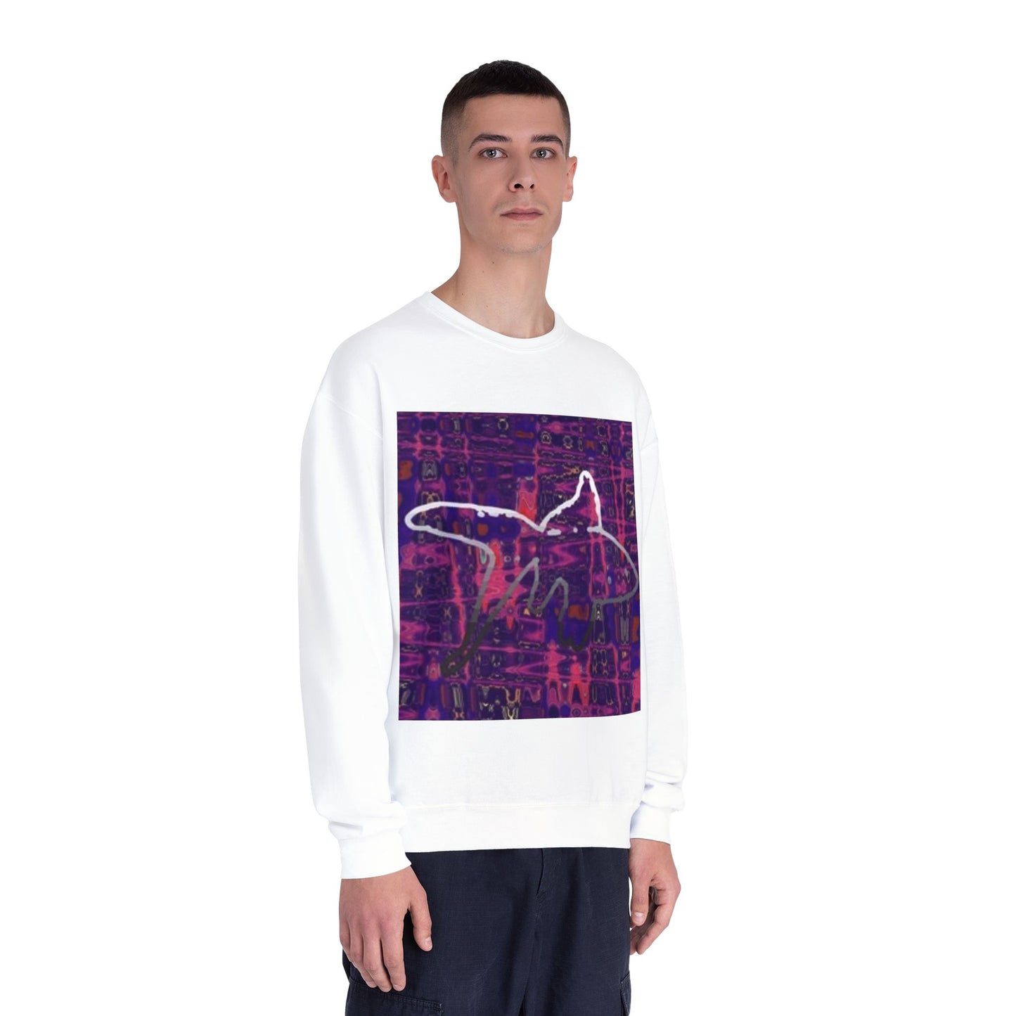 Artistic Crewneck Sweatshirt - Unisex Abstract Design for Cozy Comfort
