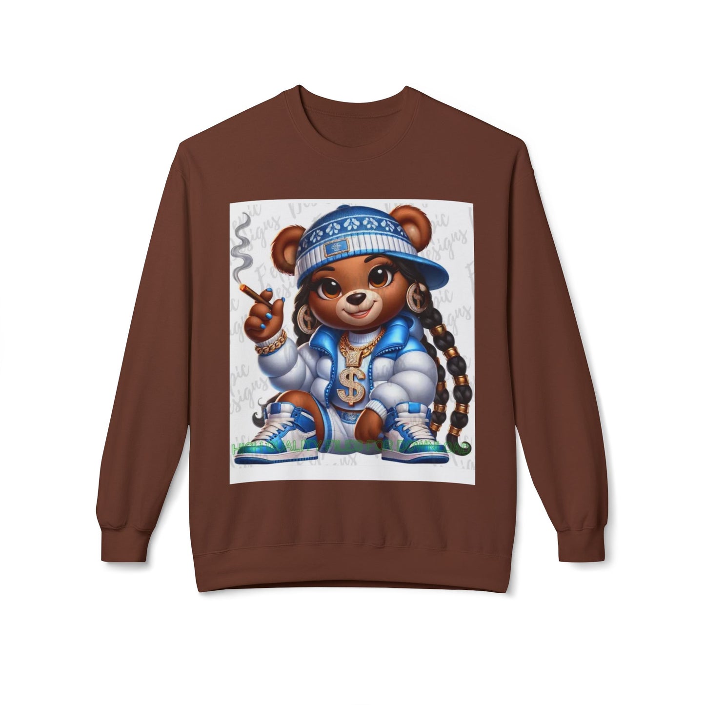 Cool Bear Streetwear Sweatshirt - Funky Unisex Crewneck with Attitude