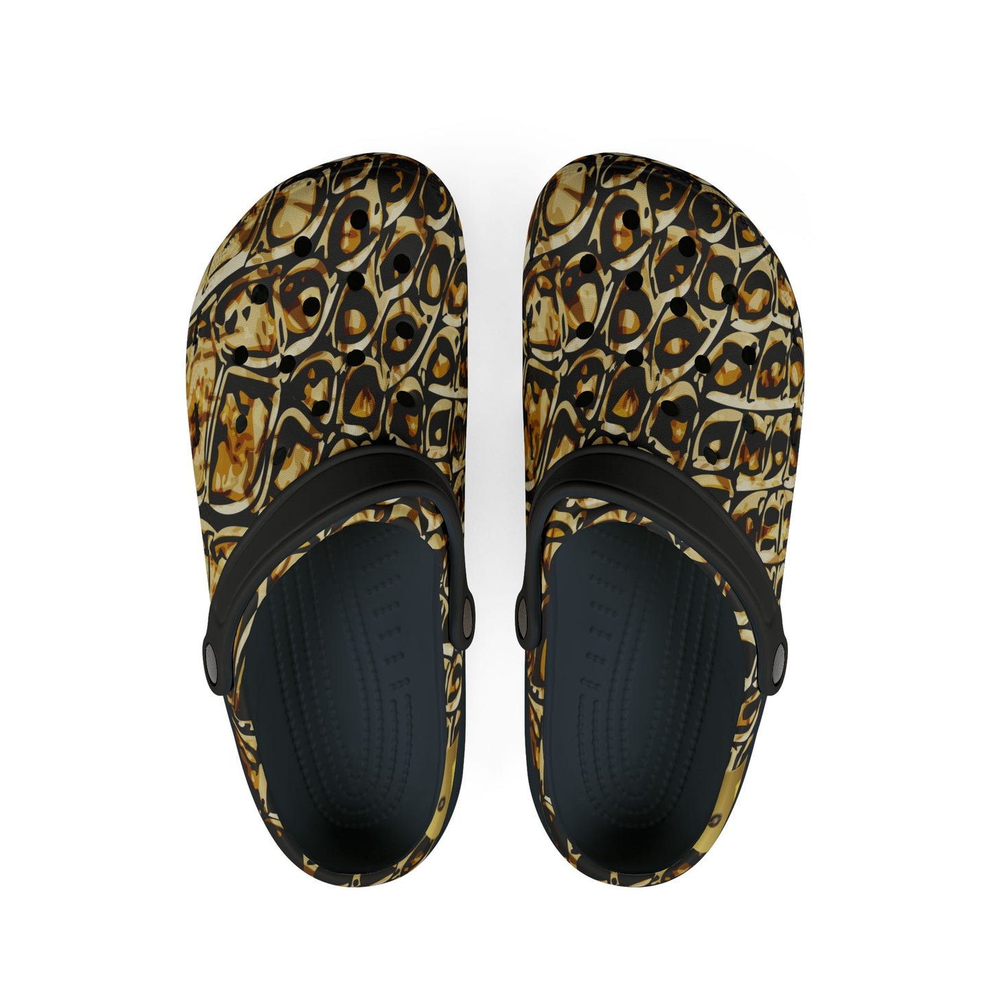 Stylish EVA Foam Rubber Clogs - Trendy Leopard Print Shoes for Comfort and Style