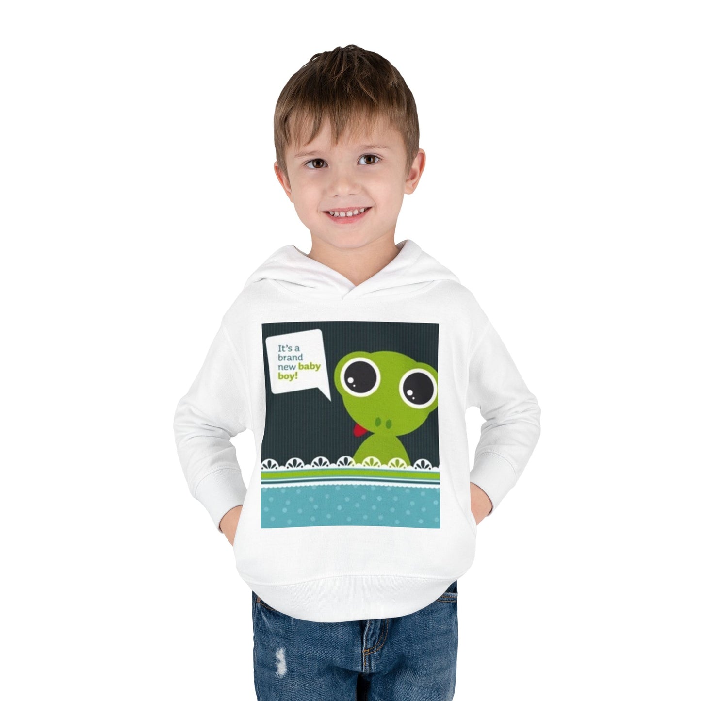 It's a Boy Alien Toddler Hoodie - Cute Fleece Pullover for Boys