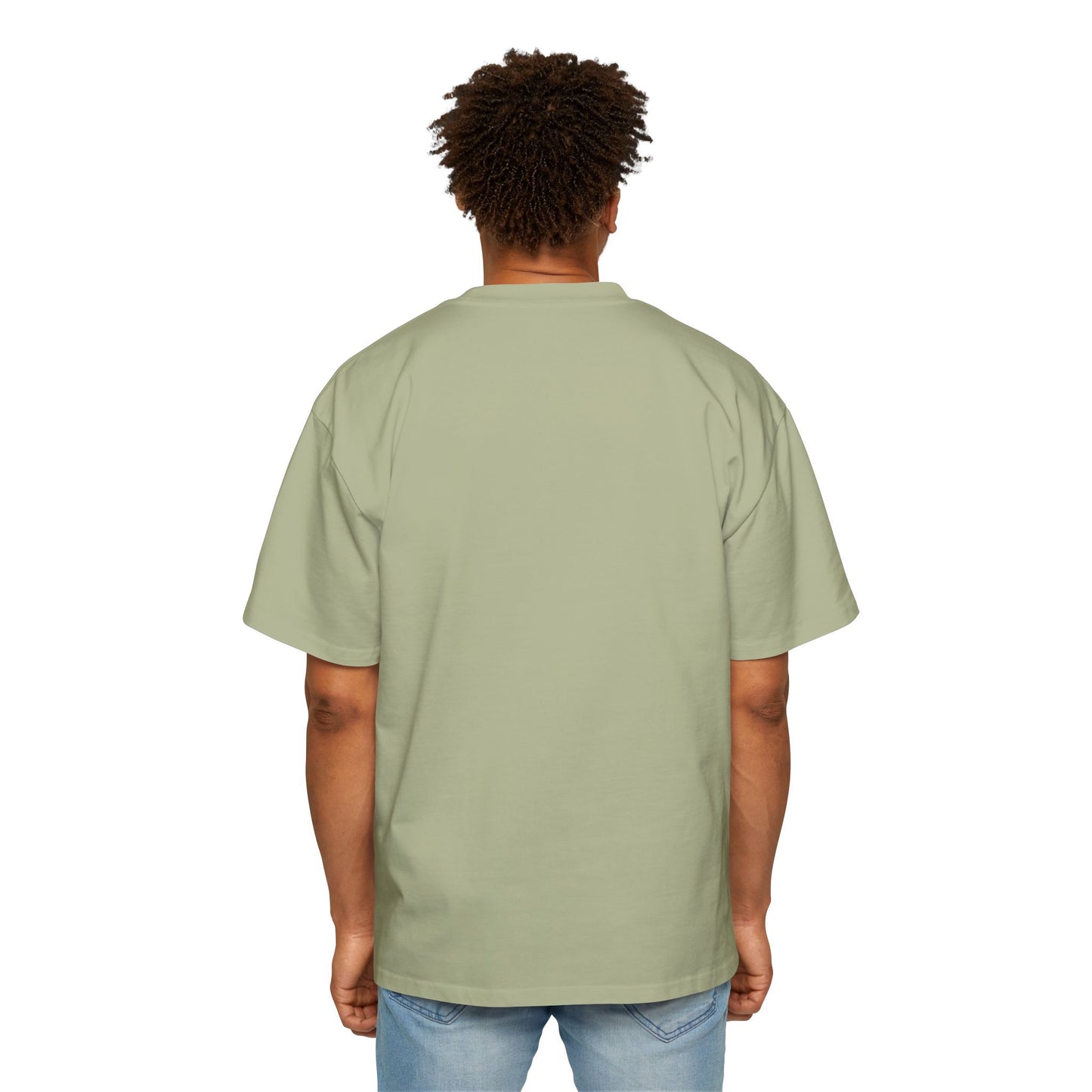 Whimsical Rabbit Oversized Tee for Men - Fantasy Art Shirt