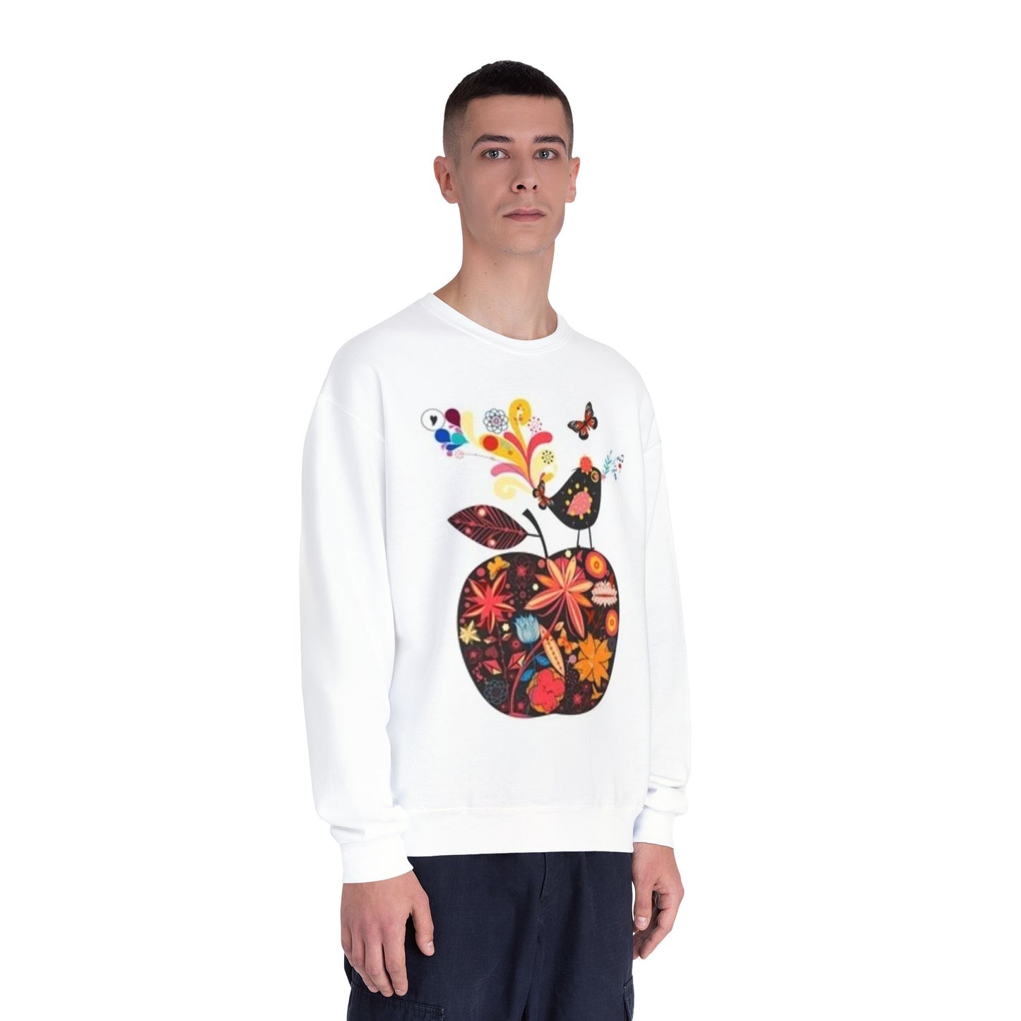 Bright Floral Unisex Crewneck Sweatshirt - Cozy and Stylish