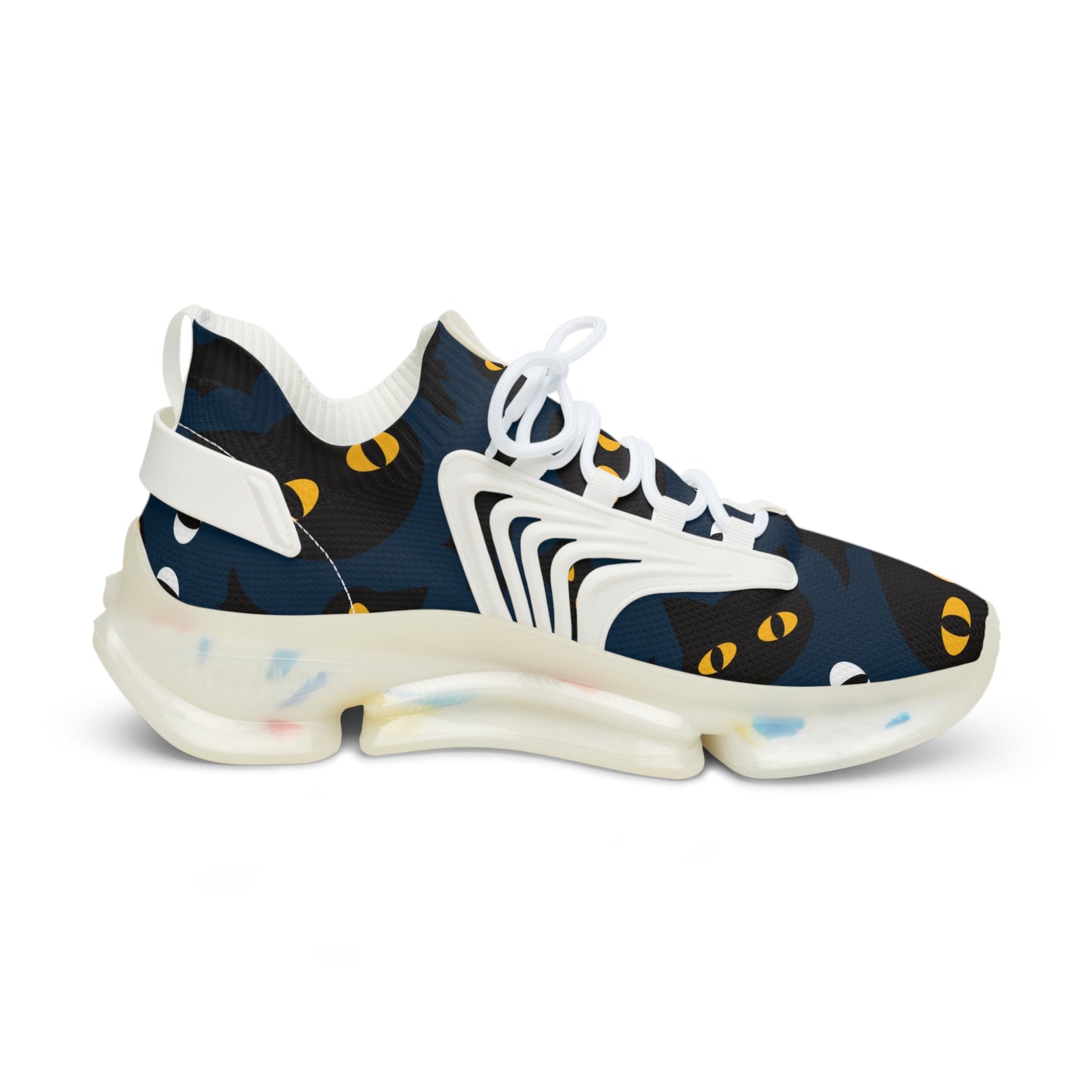 Men's Cat Eye Pattern Sneakers - Stylish and Comfortable Footwear