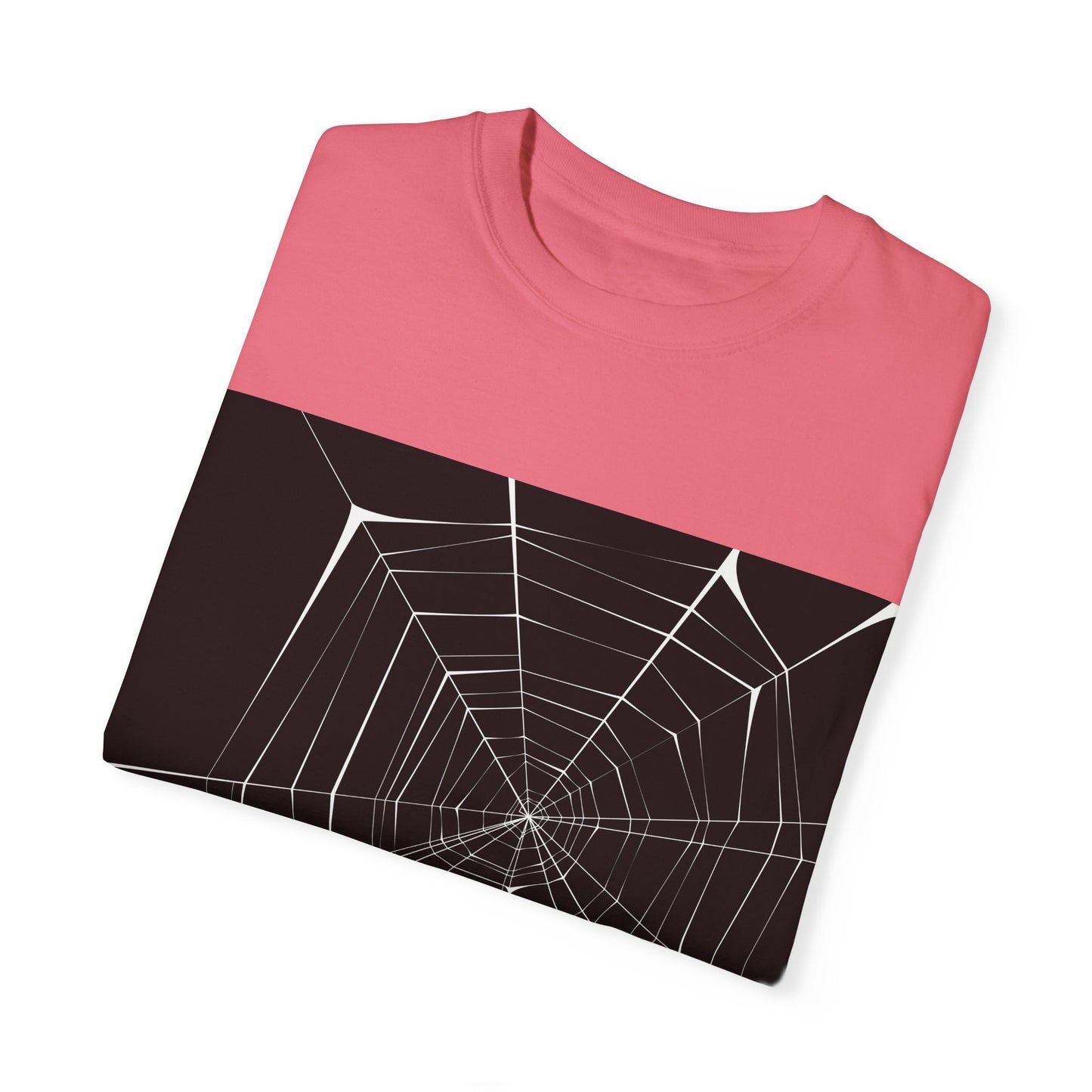 Spooky Spider Web Unisex Garment-Dyed T-Shirt