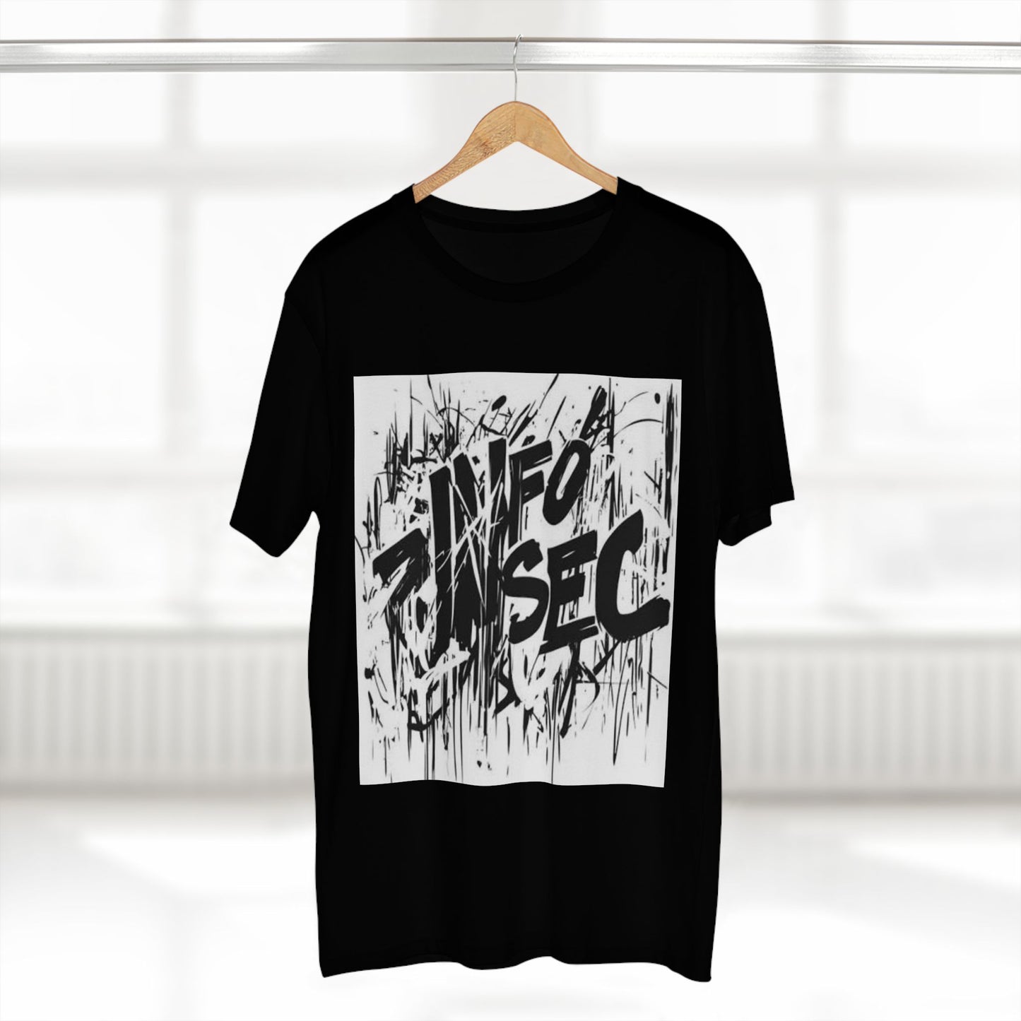 Trendy Graphic Tee with 'INFO SEC' Design – Perfect for Casual Wear or Cybersecurity Fans
