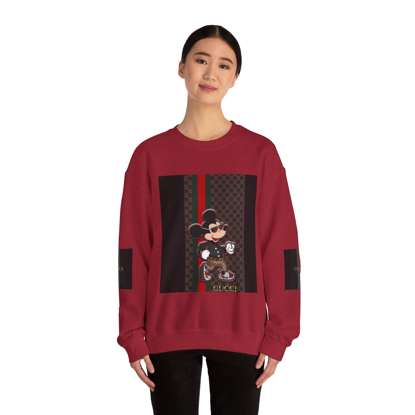 Limited Edition Gucci Inspired Mickey Mouse Crewneck Sweatshirt