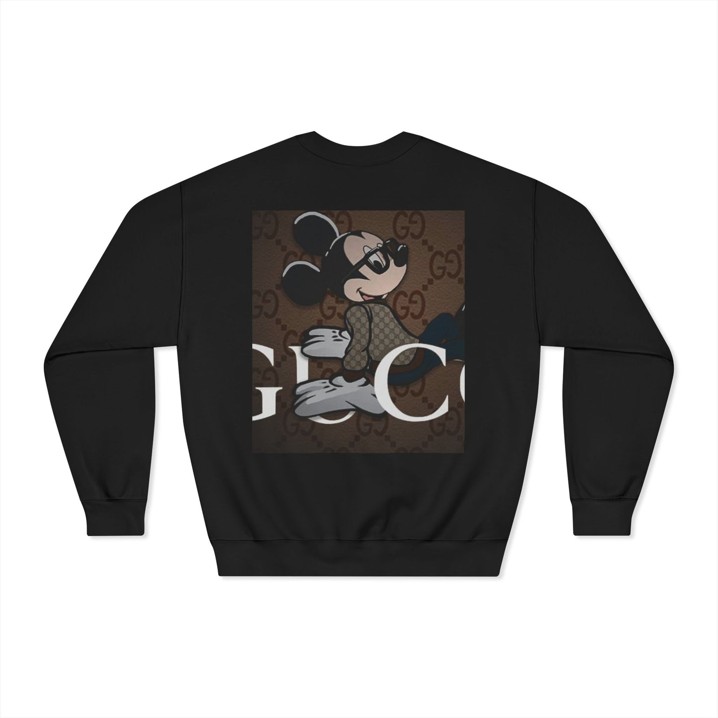 Trendy Mickey Mouse Graphic Crewneck Sweatshirt - Unisex Casual Wear