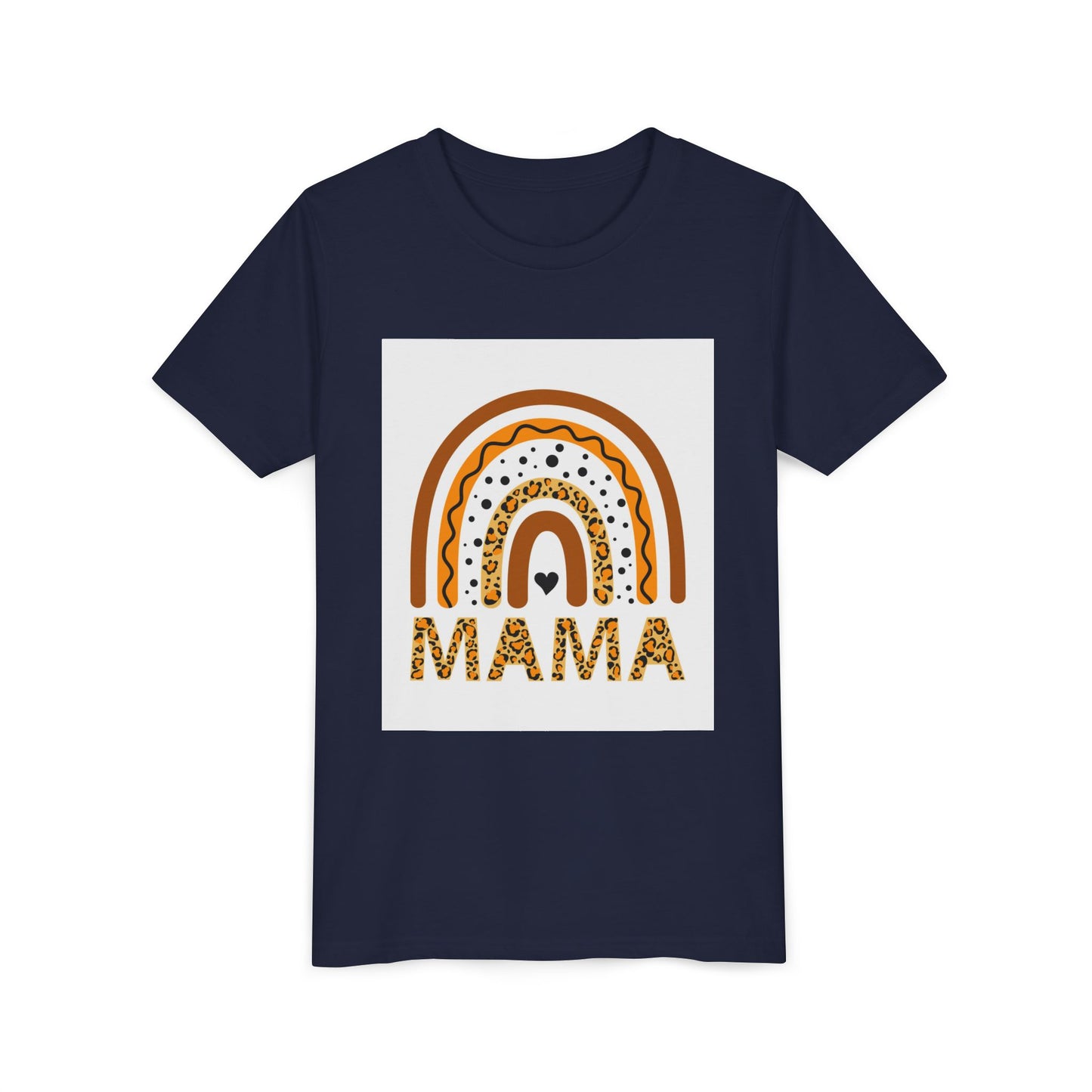 Mama Rainbow Youth Tee - Trendy Short Sleeve T-Shirt for Kids