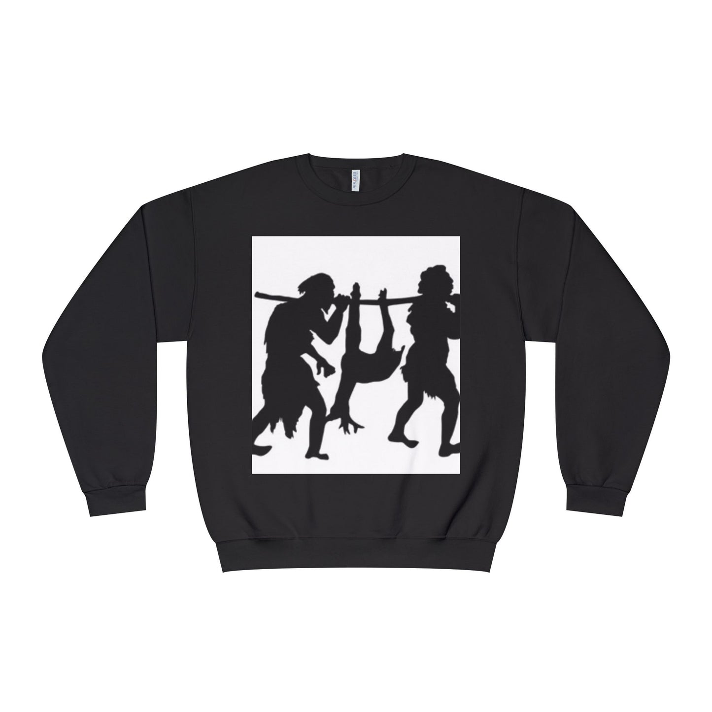 Caveman Humor Unisex Crewneck Sweatshirt - Fun Graphic Design